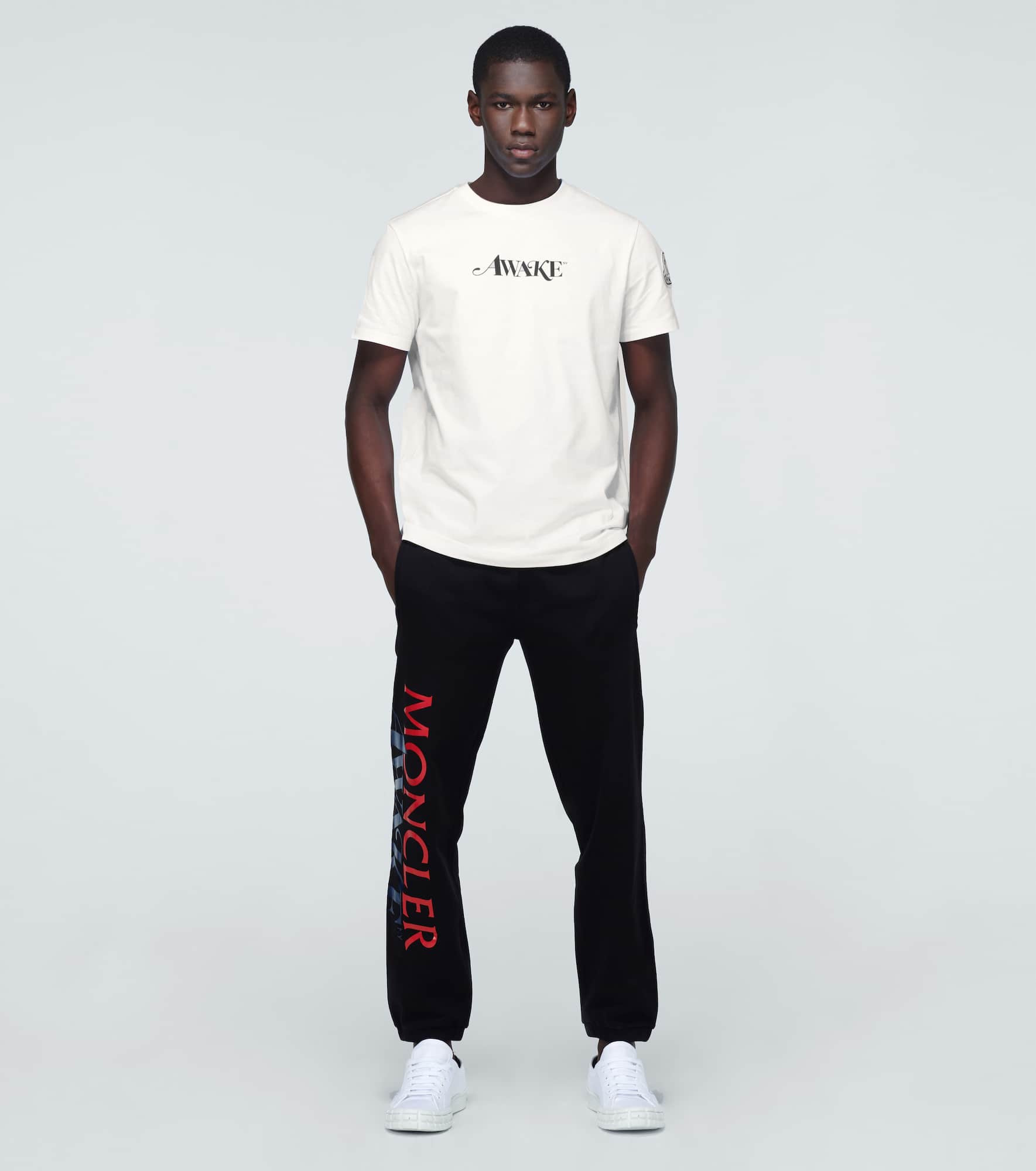 2 MONCLER 1952 & AWAKE NY logo cotton T-shirt - 2