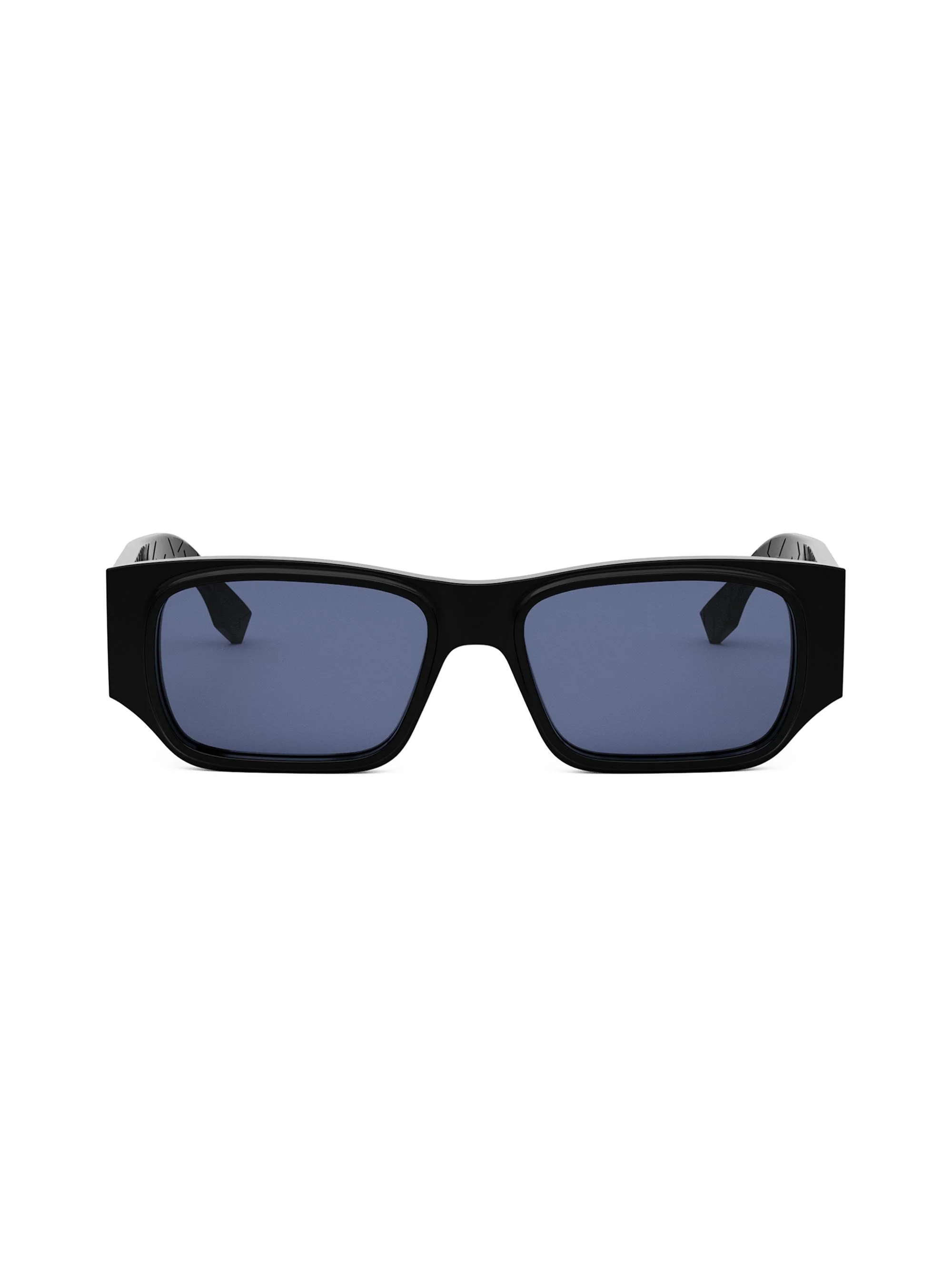 Men's FF Squared 54MM Rectangular Sunglasses - Blue Black - 1