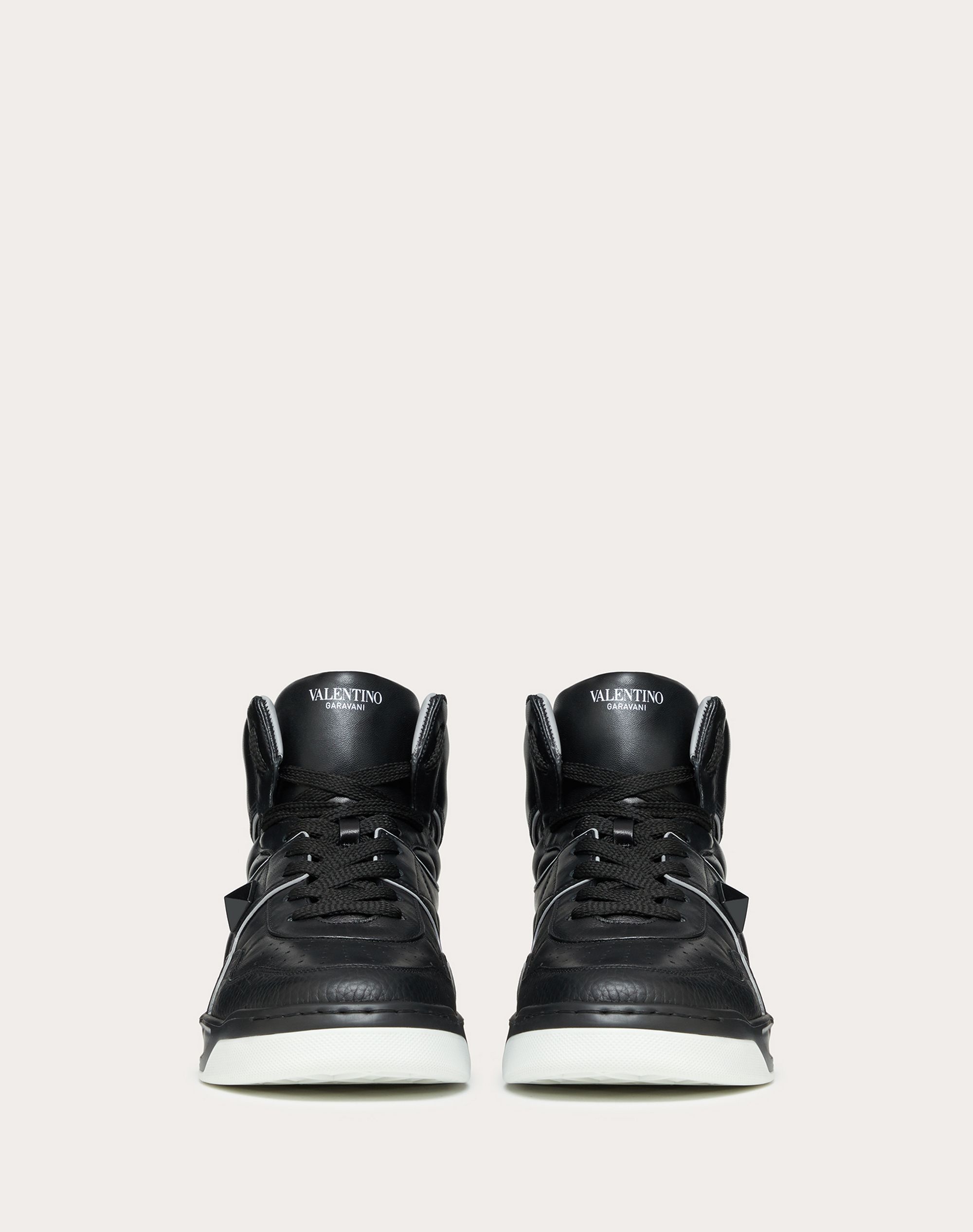 ONE STUD Mid-Top Nappa Sneaker - 4