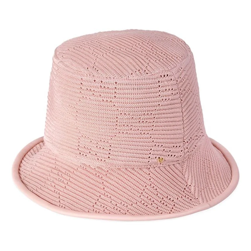 Gucci GG Cable Knit Fedora Hat 'Pink' 656573-3HAC2-5972 - 1