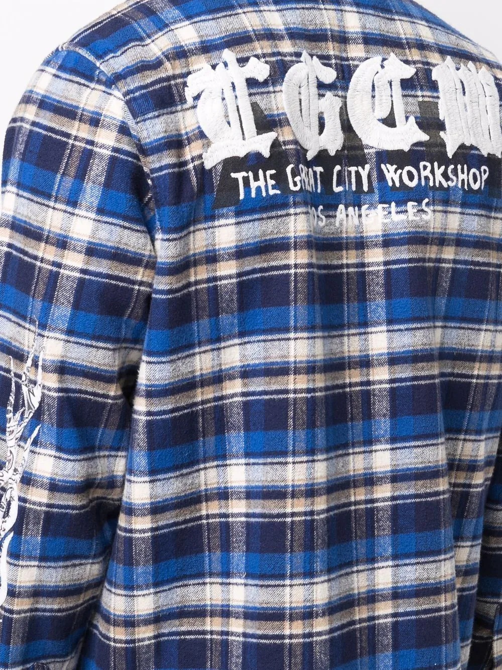 x The Great City Workshop checked shirt - 5