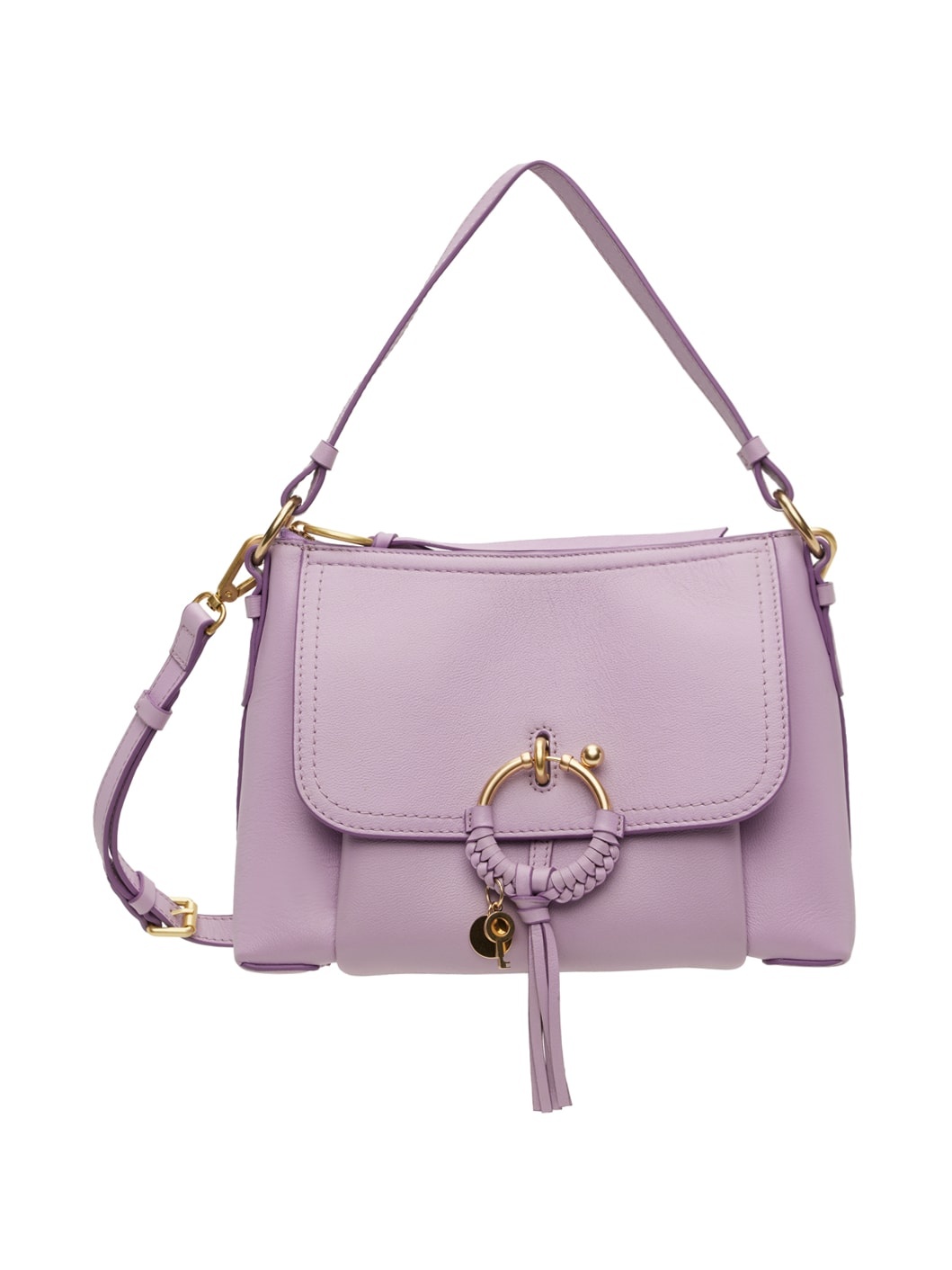 Purple Small Joan Crossbody Shoulder Bag - 1