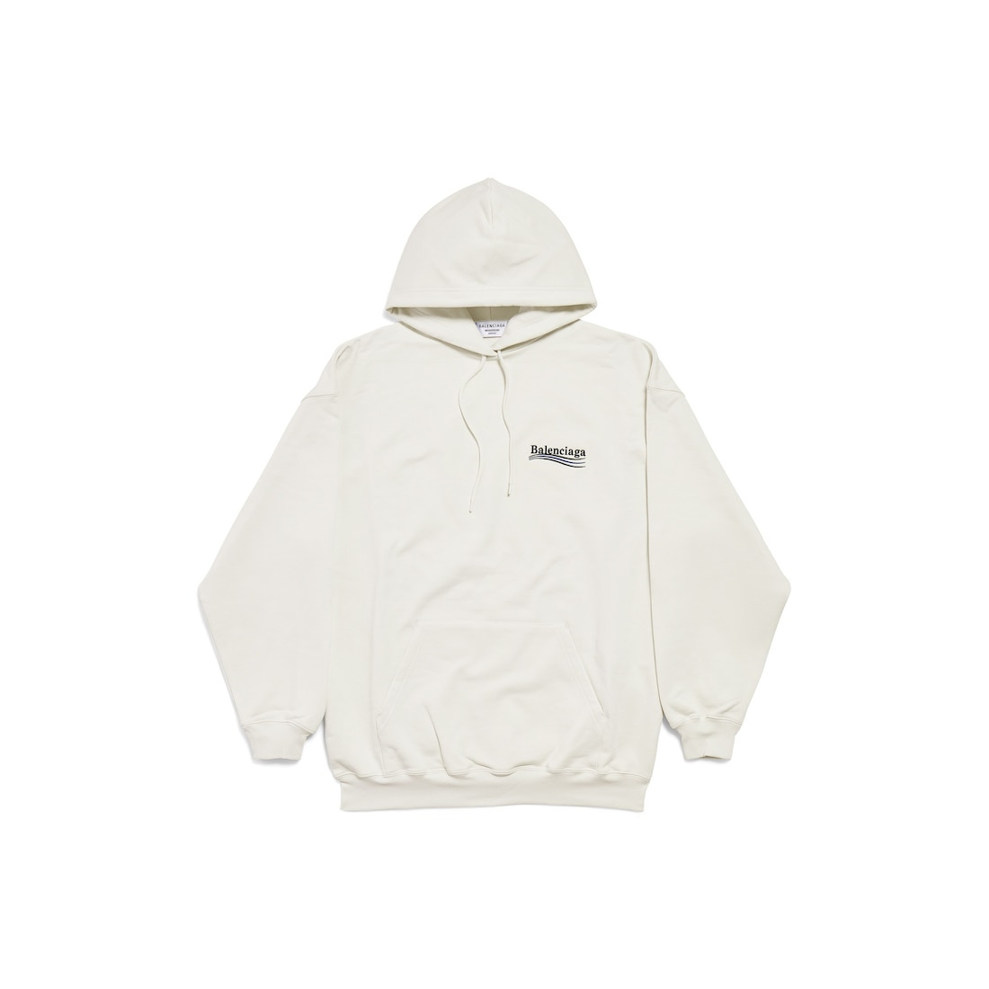 Women's Political Campaign Medium Fit Hoodie in White - 1