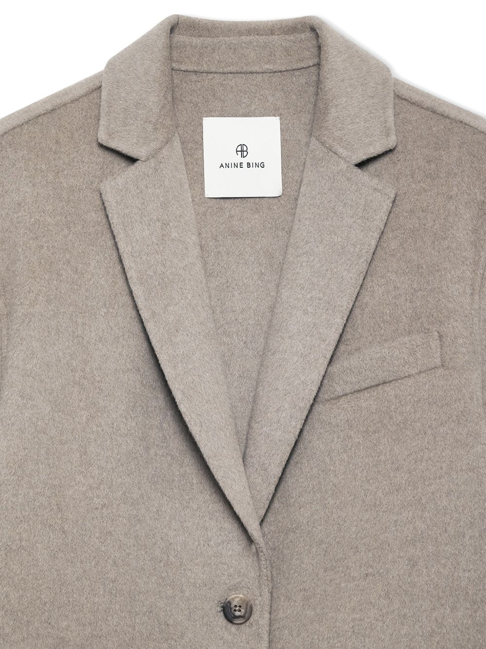 single-breasted long-sleeve blazer - 5
