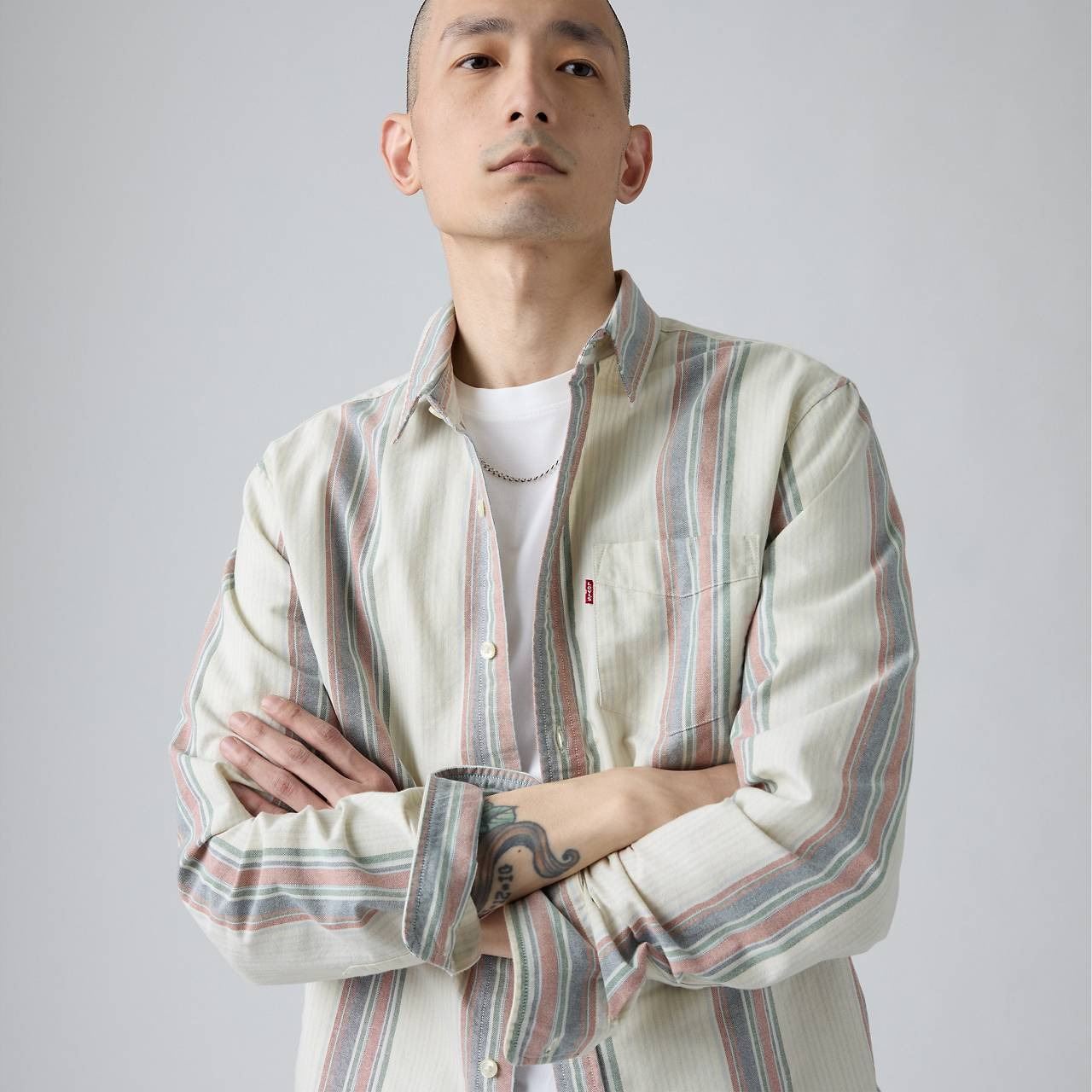 SUNSET ONE POCKET STANDARD FIT SHIRT - 5