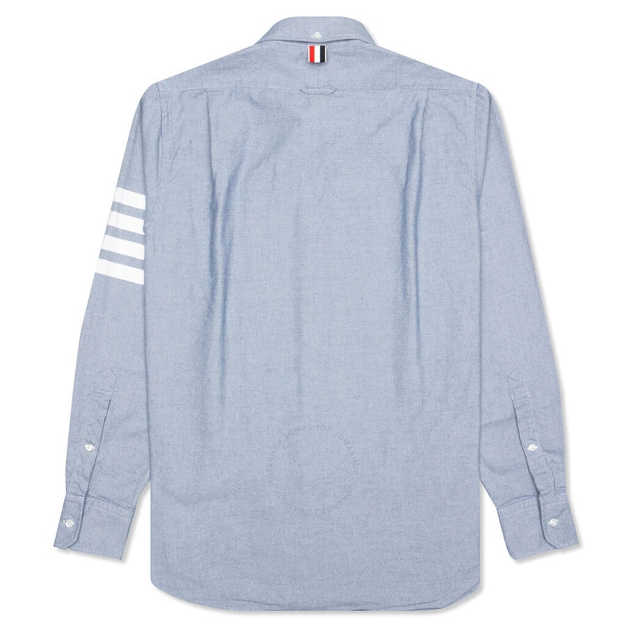 Thom Browne 4 Bar Button Down Flannel Shirt - 6