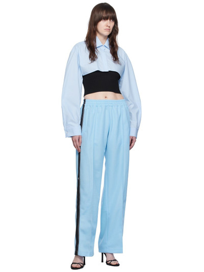 alexanderwang.t Blue Pinched Seam Track Pants outlook