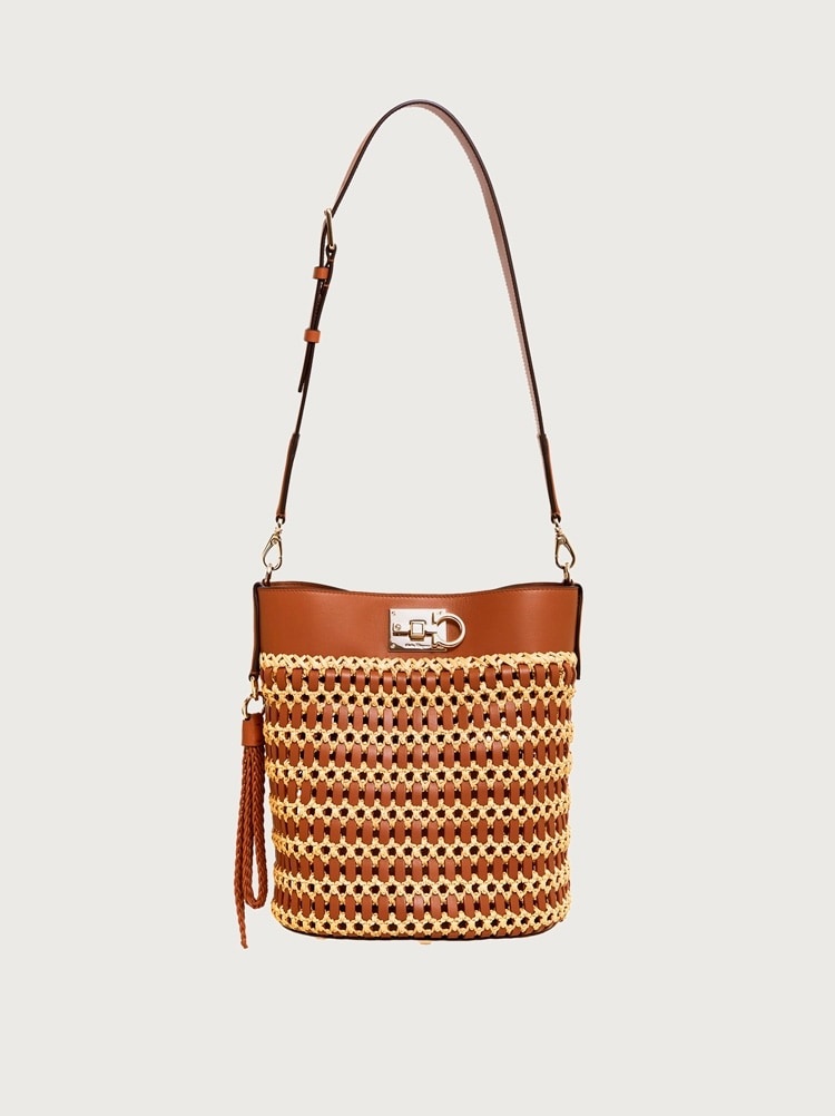 FERRAGAMO STUDIO BUCKET BAG - 1