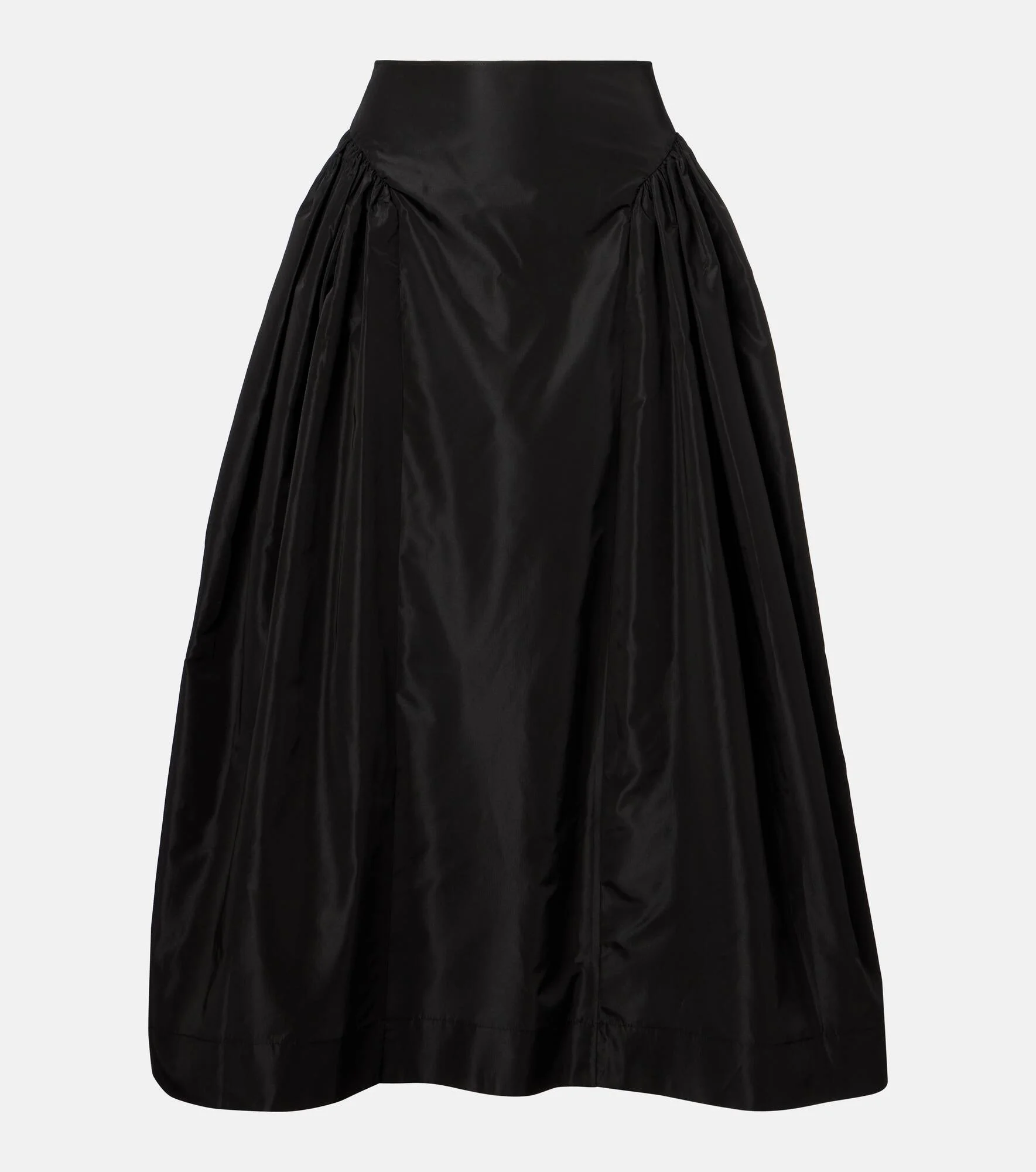 Taffeta midi skirt - 1