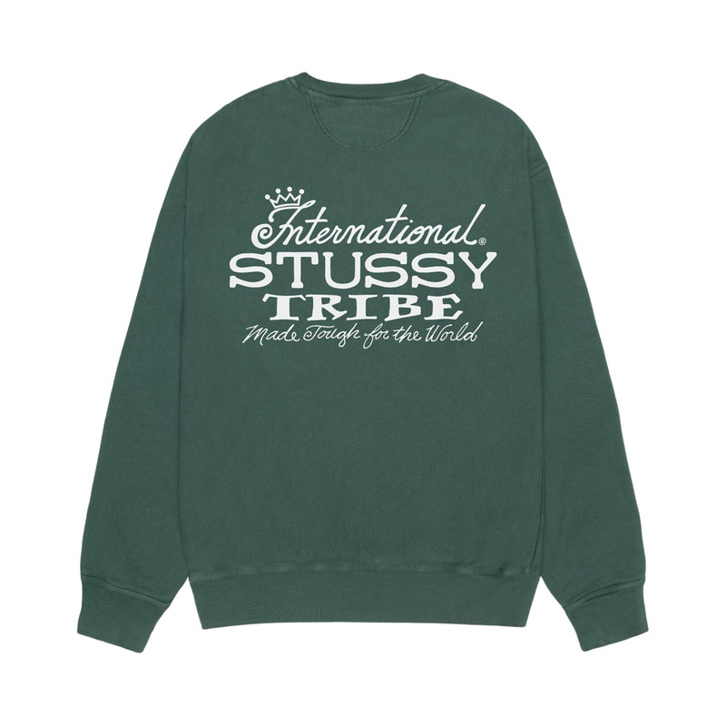 Stüssy Stussy IST Crew Pigment Dyed 'Forest' outlook