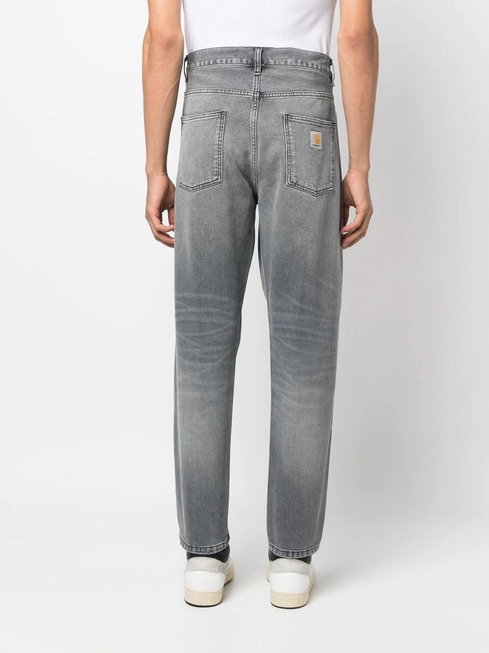 low-rise straight-leg jeans - 4