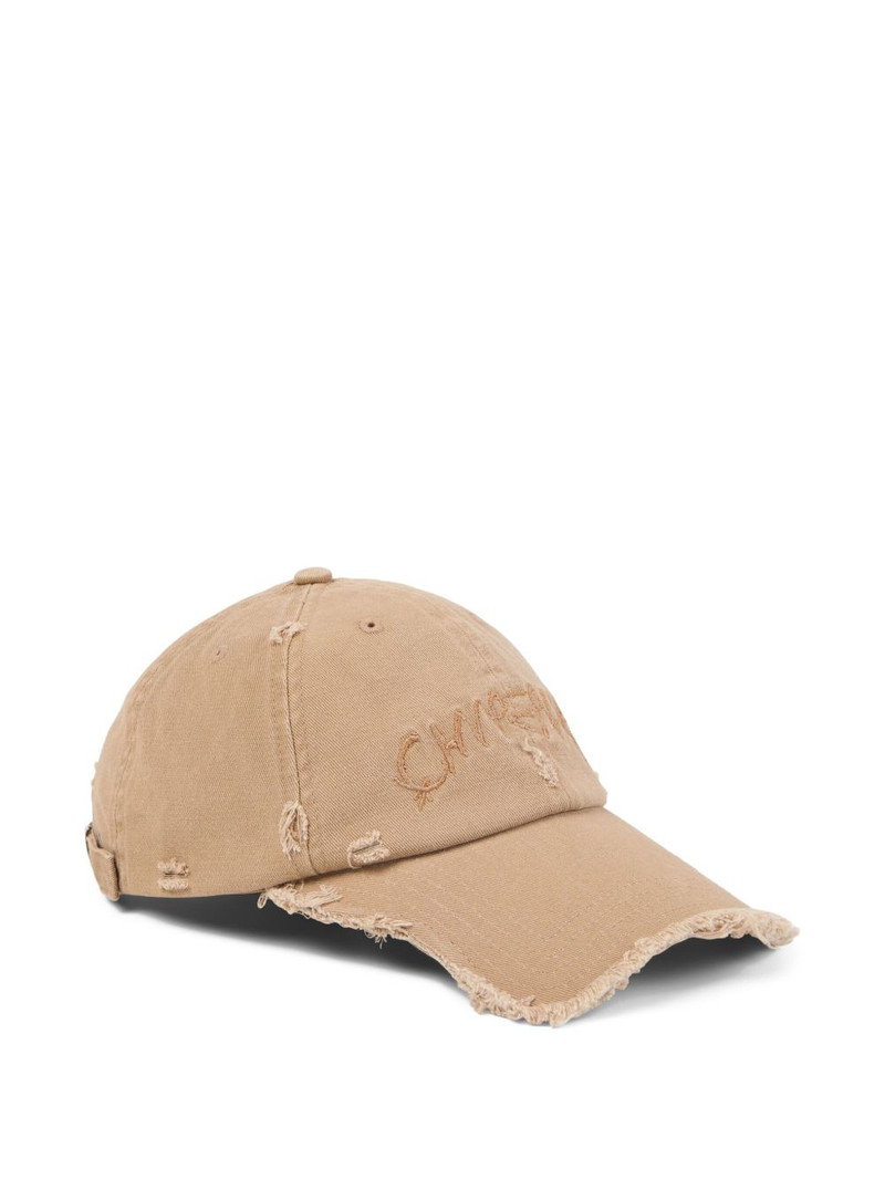 distressed-effect baseball cap 3