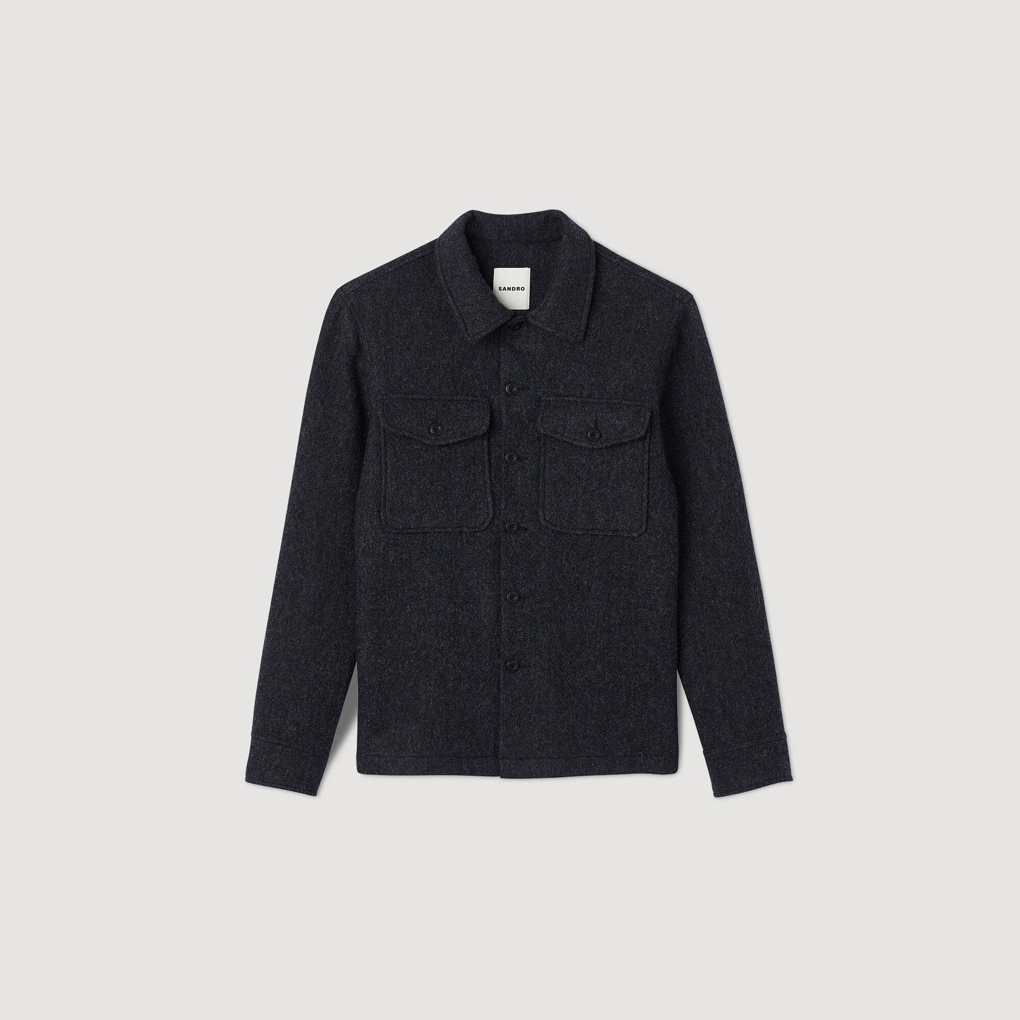 WOOL OVERSHIRT - 1