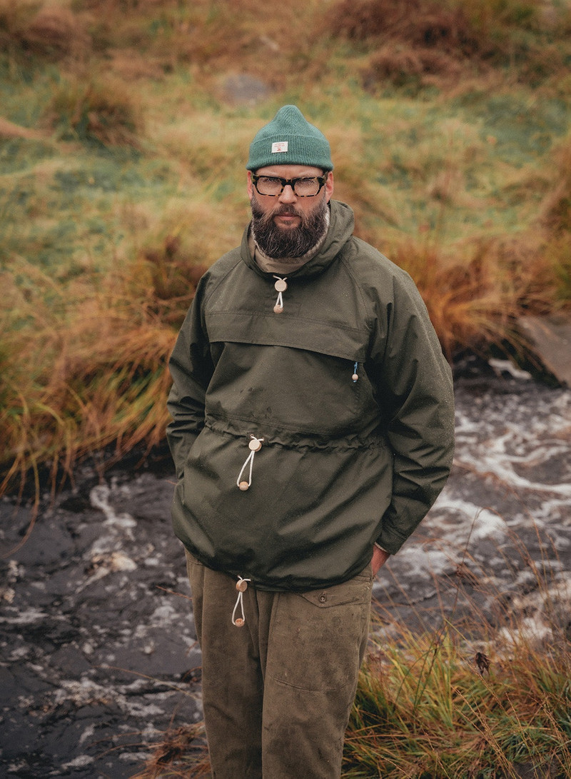 Nigel Cabourn Morshead Smock in Olive outlook