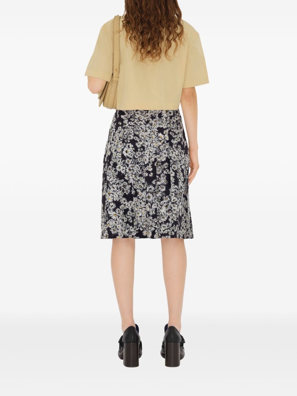 cropped cotton shirt - 4