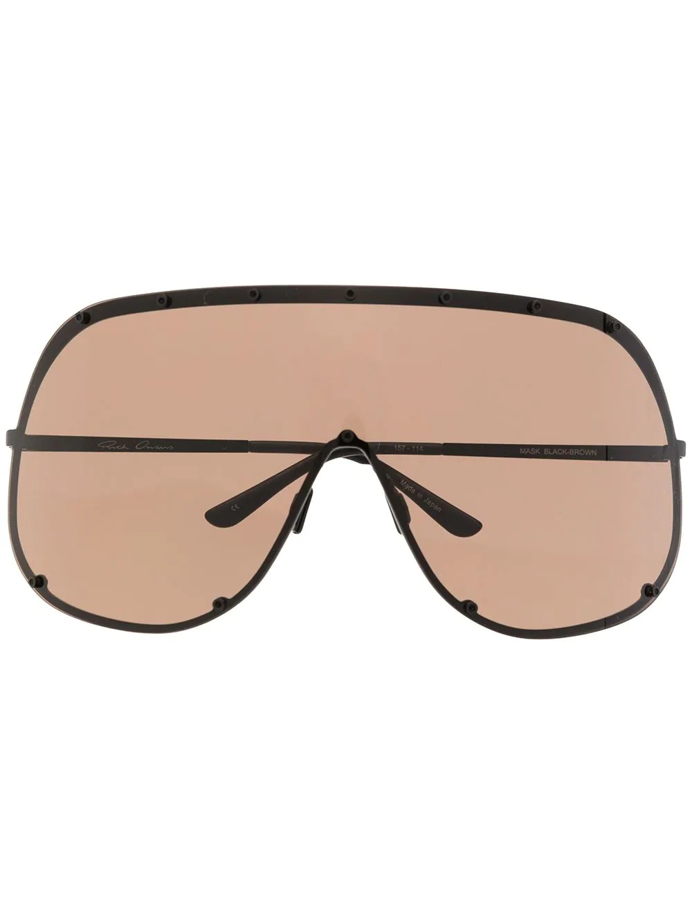 oversized tinted sunglasses - 1