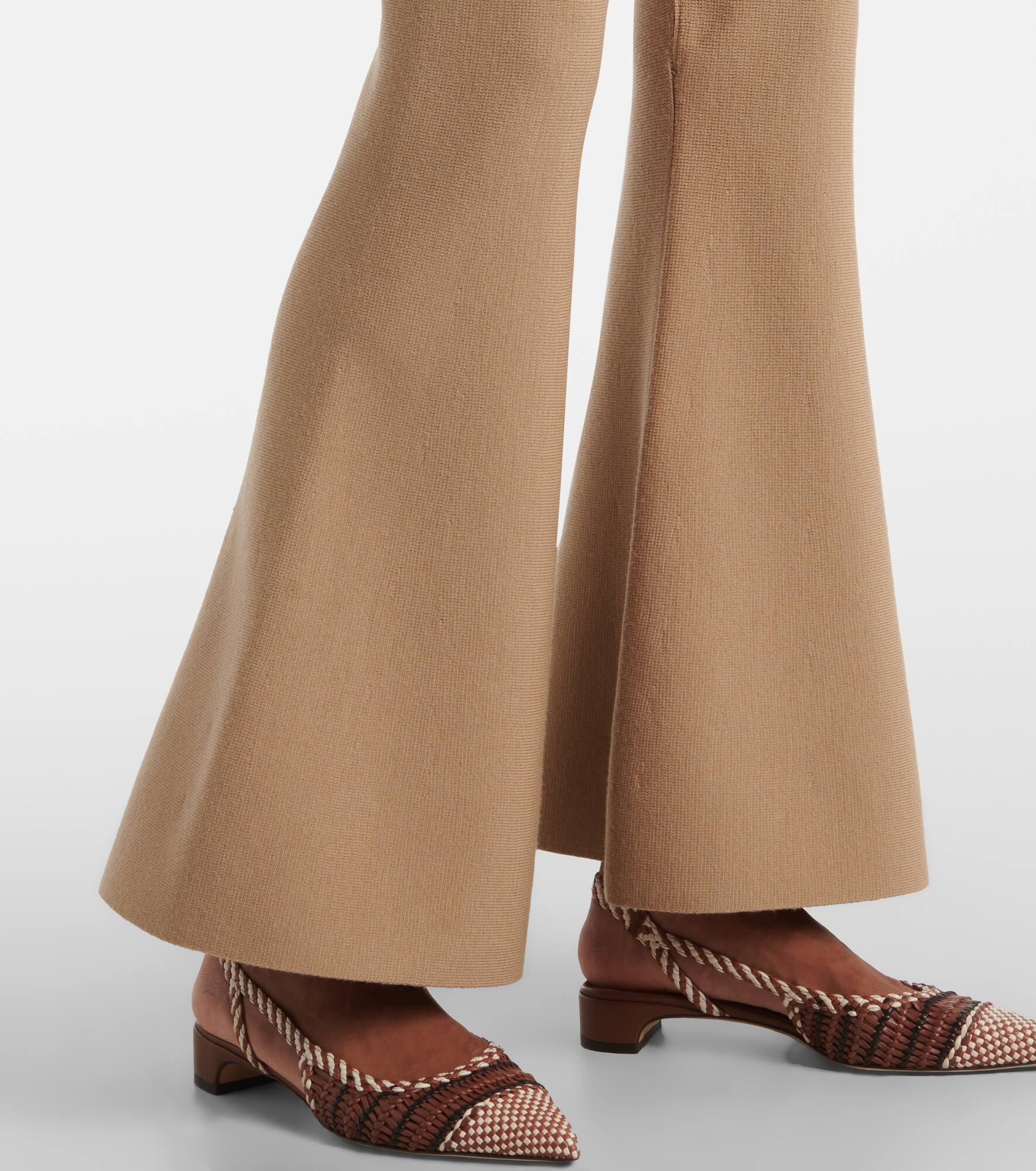Virgin wool flared pants - 5