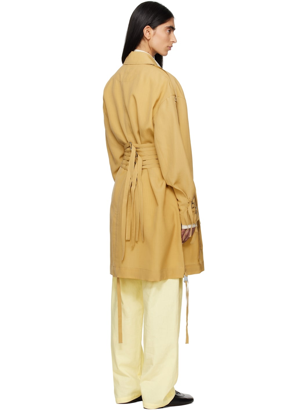 Tan UC1E1301 Coat - 3