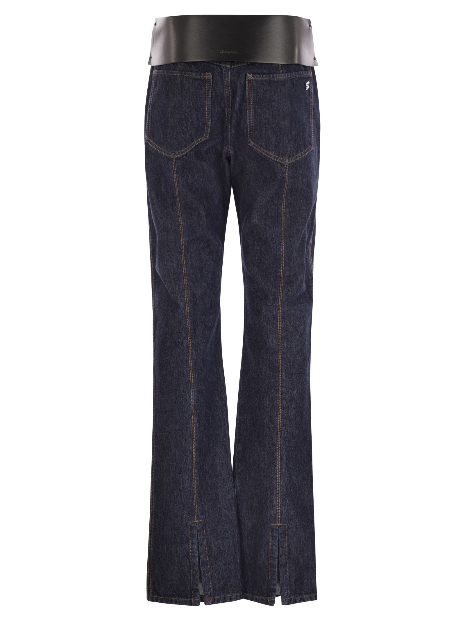 Sportmax Women Aligi1234 - 5-Pocket Dark Denim Pants - 2