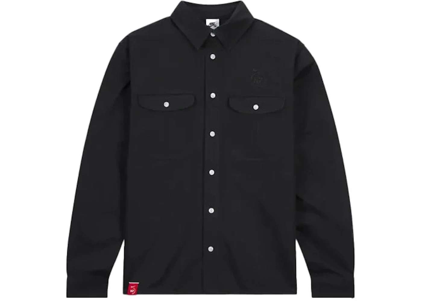 Nike SB x N7 Tanglin Long-Sleeve Button Up Black - 1