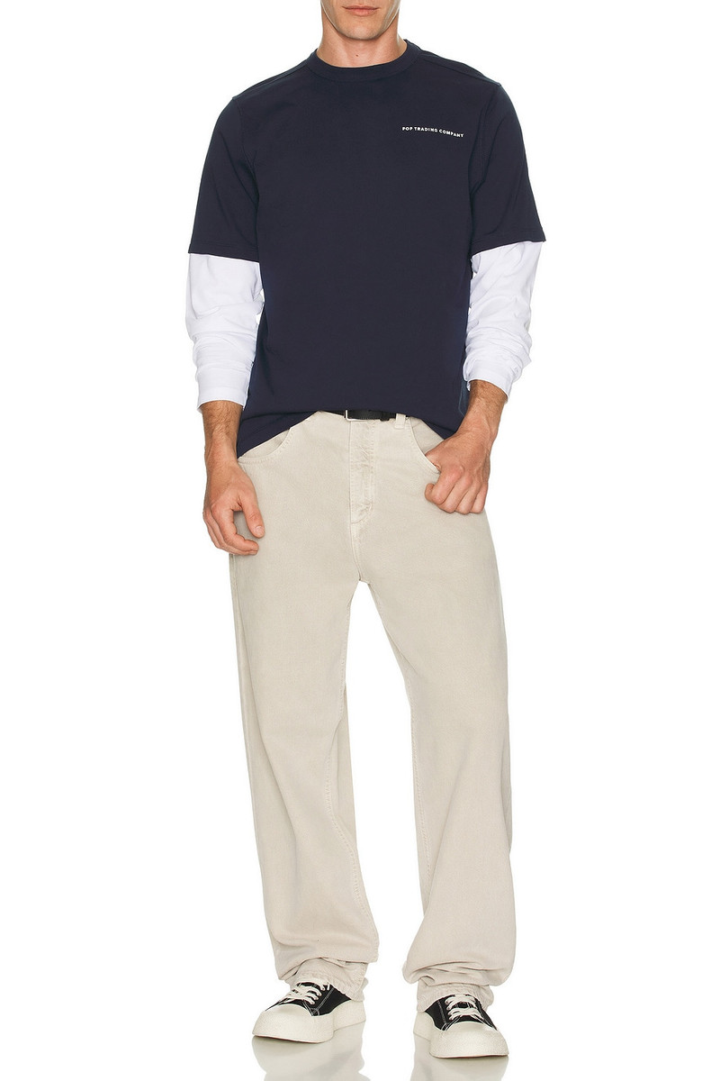 Pop Trading Company Logo Long Sleeve Tee outlook