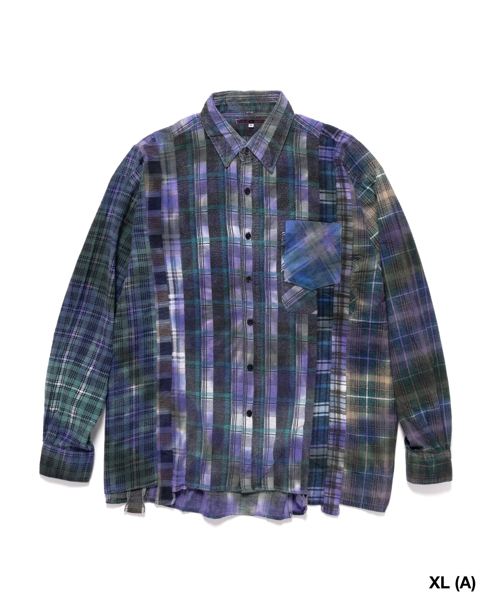 FLANNEL SHIRT -> 7 CUTS SHIRT / TIE DYE ASSORTED - 15