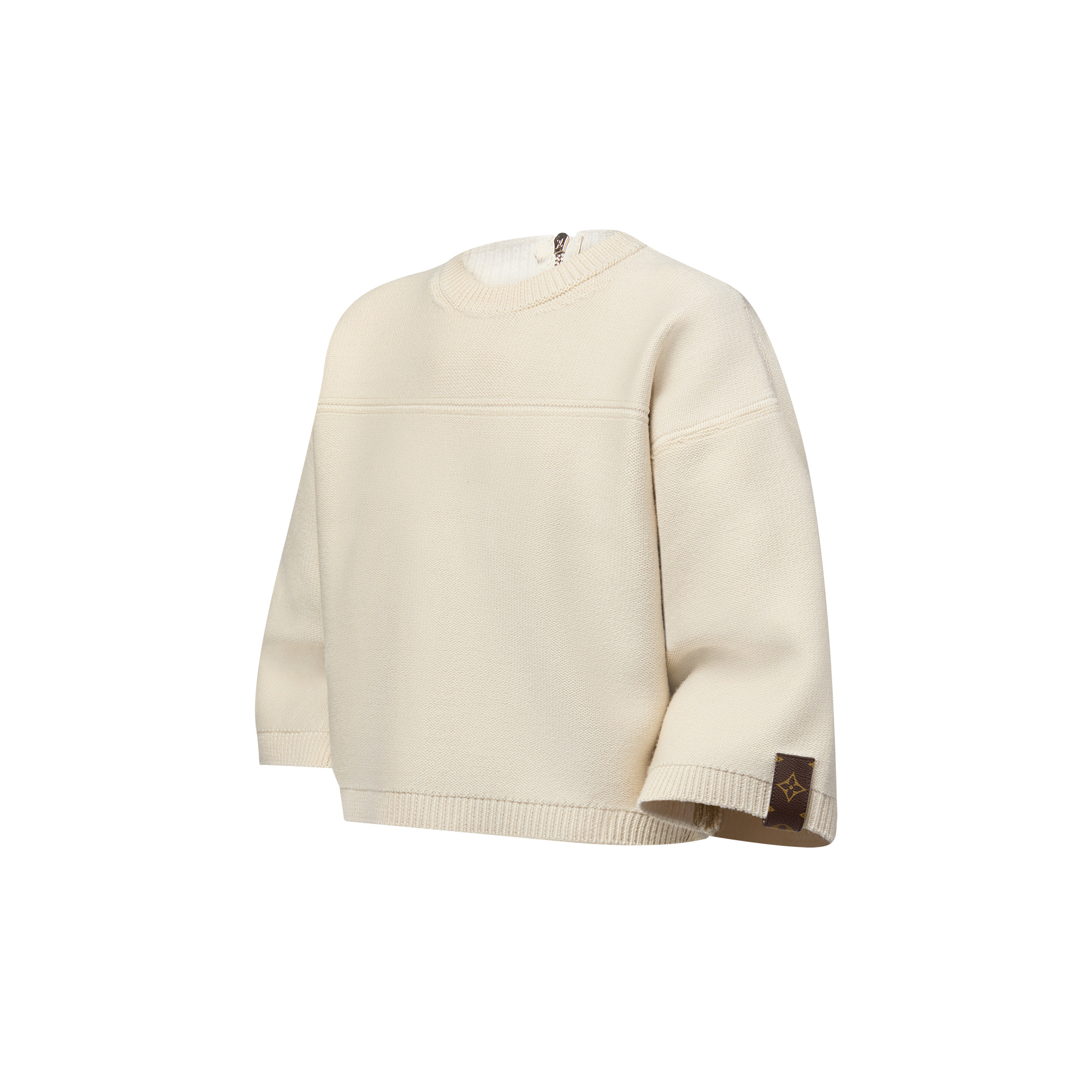 Boxy Compact Knit Pullover - 2