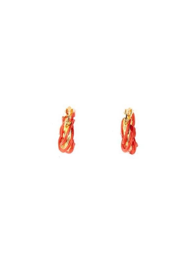 ピアス BOTTEGA VENETA SS23 PILLAR HOOP EARRINGS (731898_VAHU48822) Bottega Veneta 23 ss PILLAR hoop earrings 731898VAHU48822