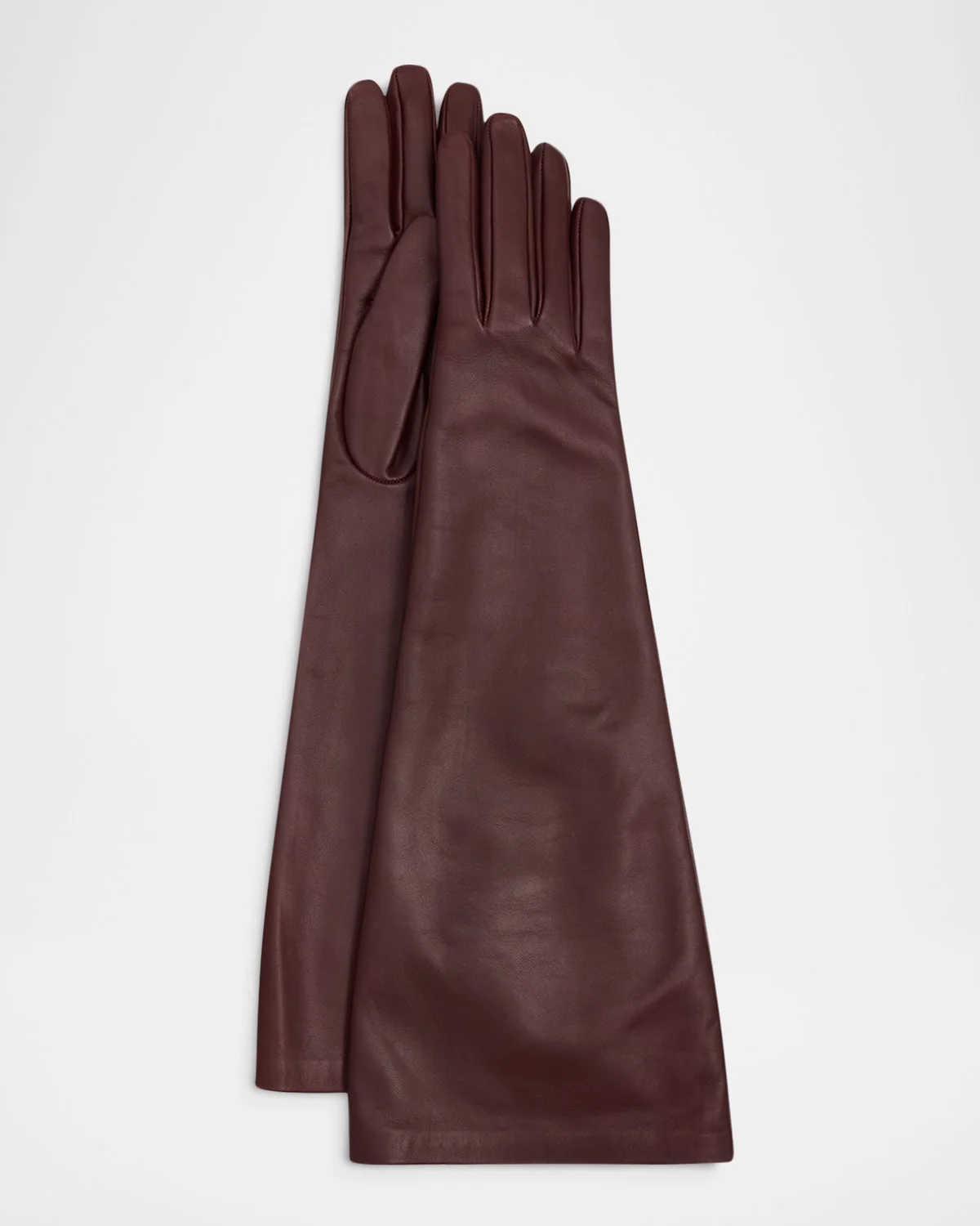 Long Leather Gloves - 1
