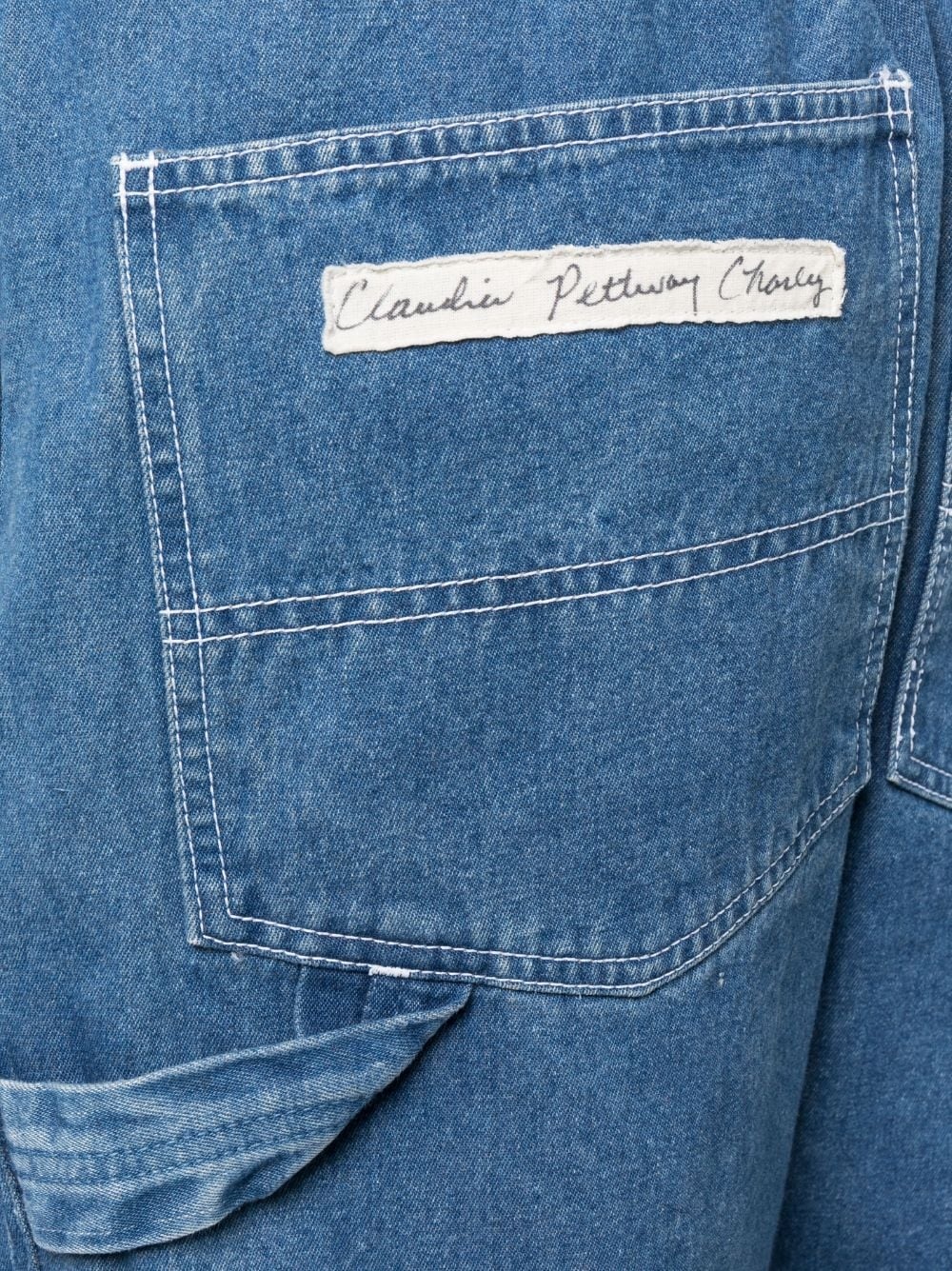 patch-detail loose-fit jeans - 5