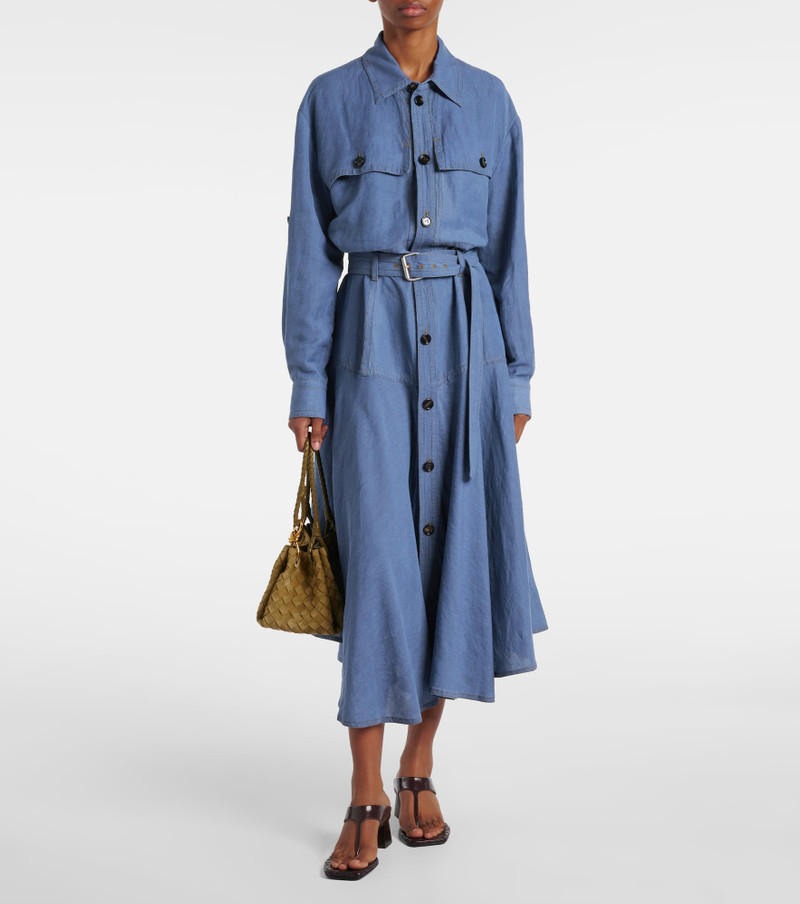 Bottega Veneta Belted shirt dress outlook