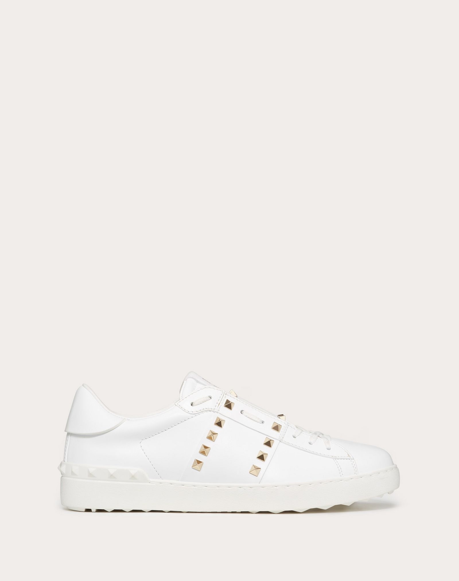 CALFSKIN ROCKSTUD UNTITLED SNEAKER - 1