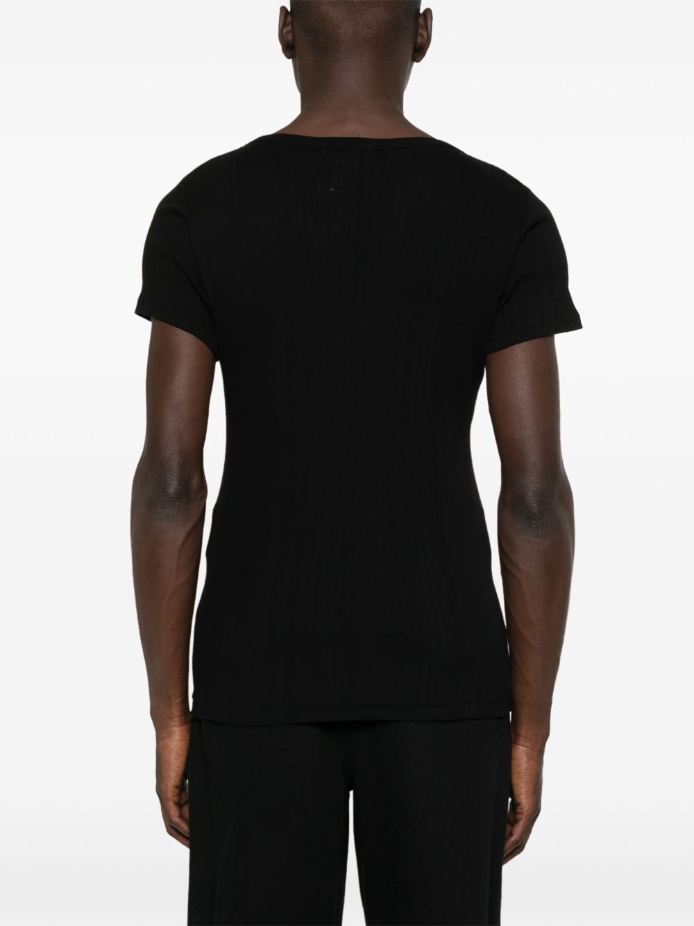 ribbed T-shirt - 3