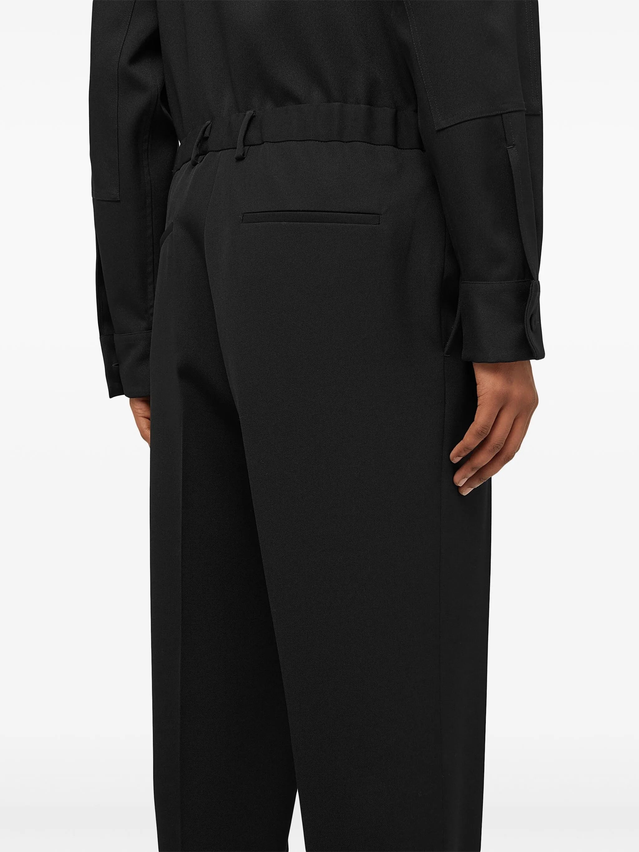 Tapered-leg Wool Trousers - 5