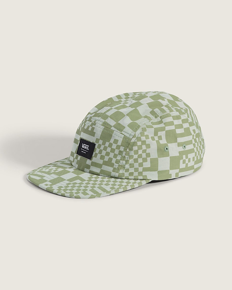 Checkerboard Mash Up Camper Hat 1