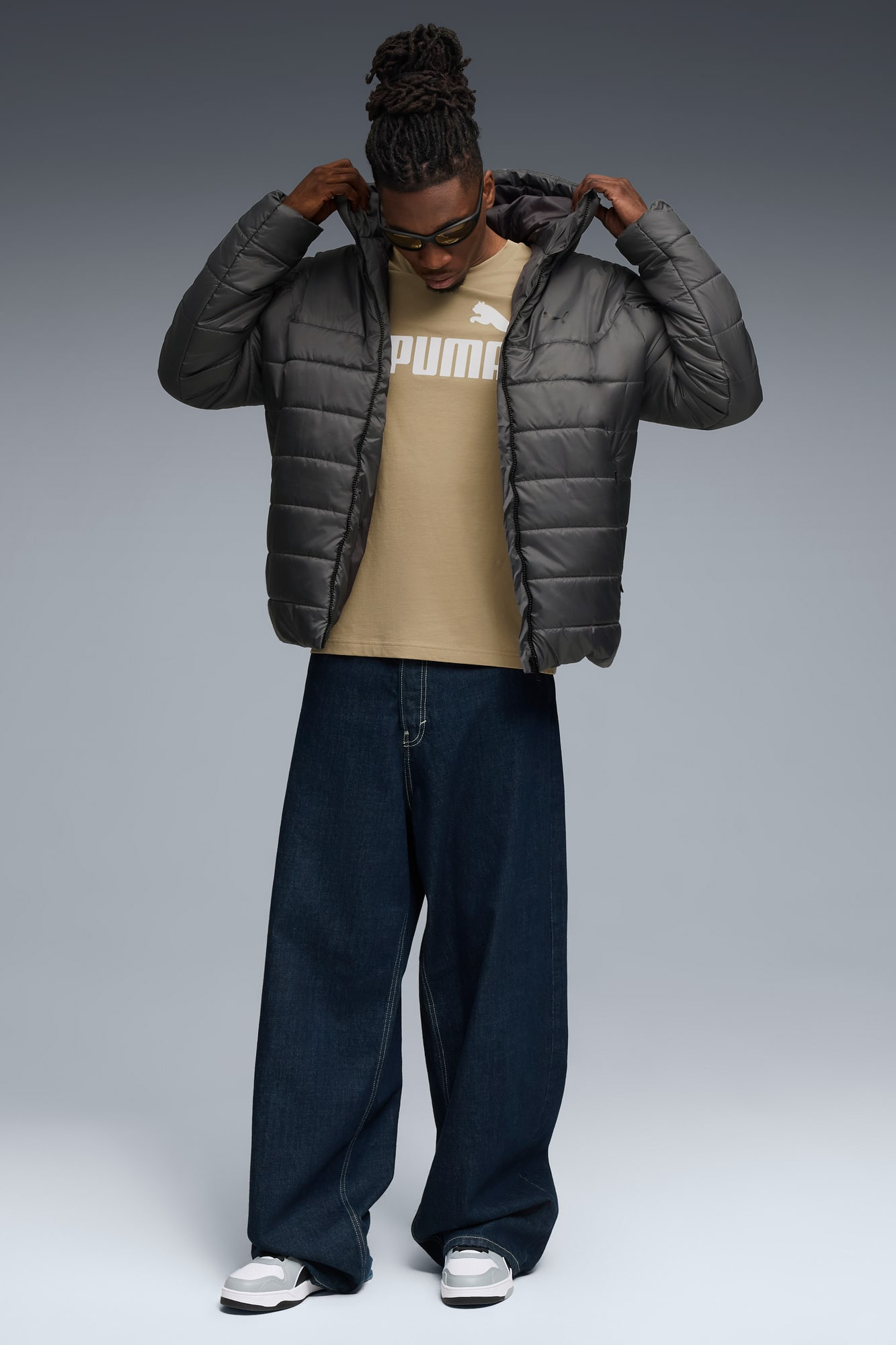 ESS Hooded Padded Jacket Men - 5