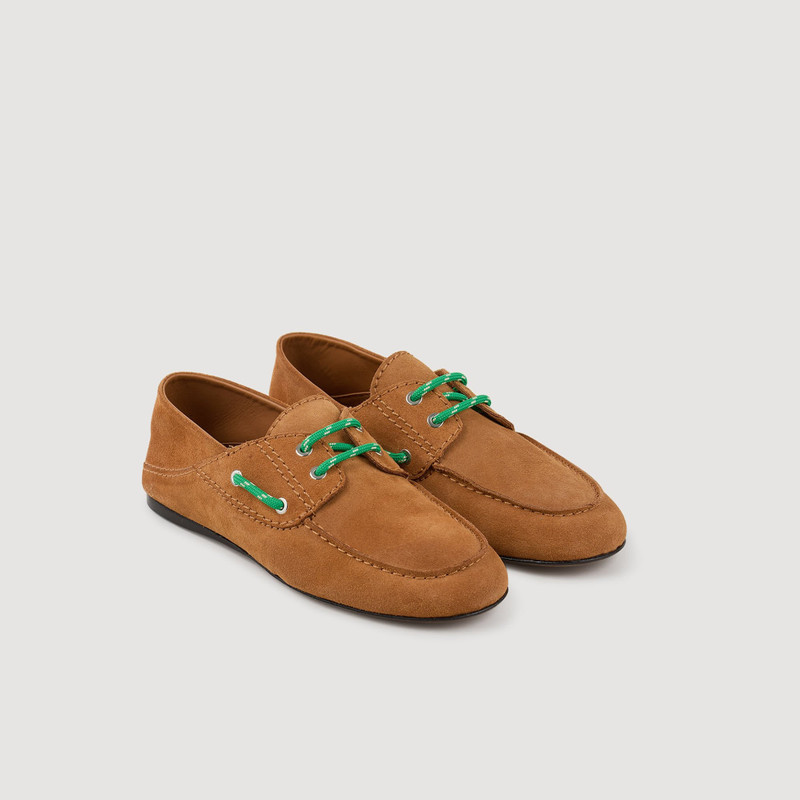 Sandro SUEDE BOAT SHOE LOAFERS outlook