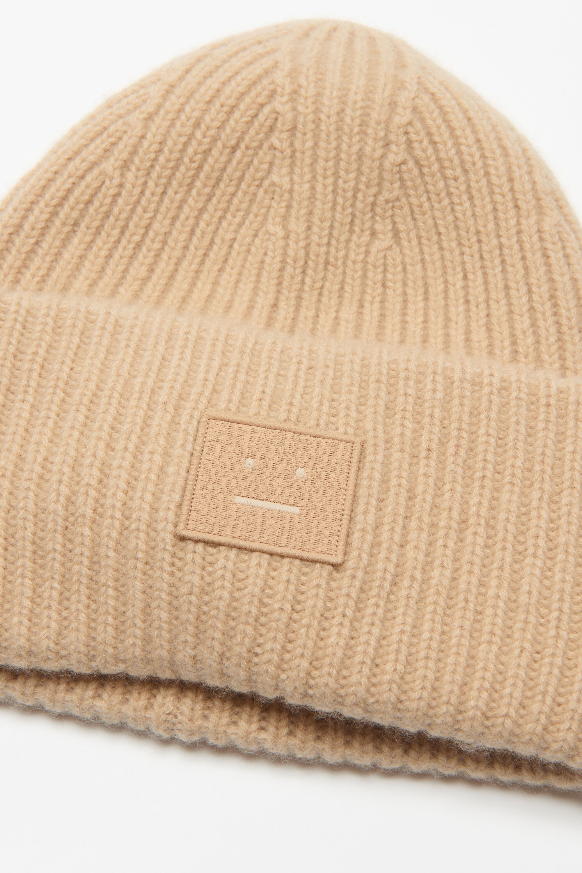 Large face logo beanie - Biscuit beige - 3