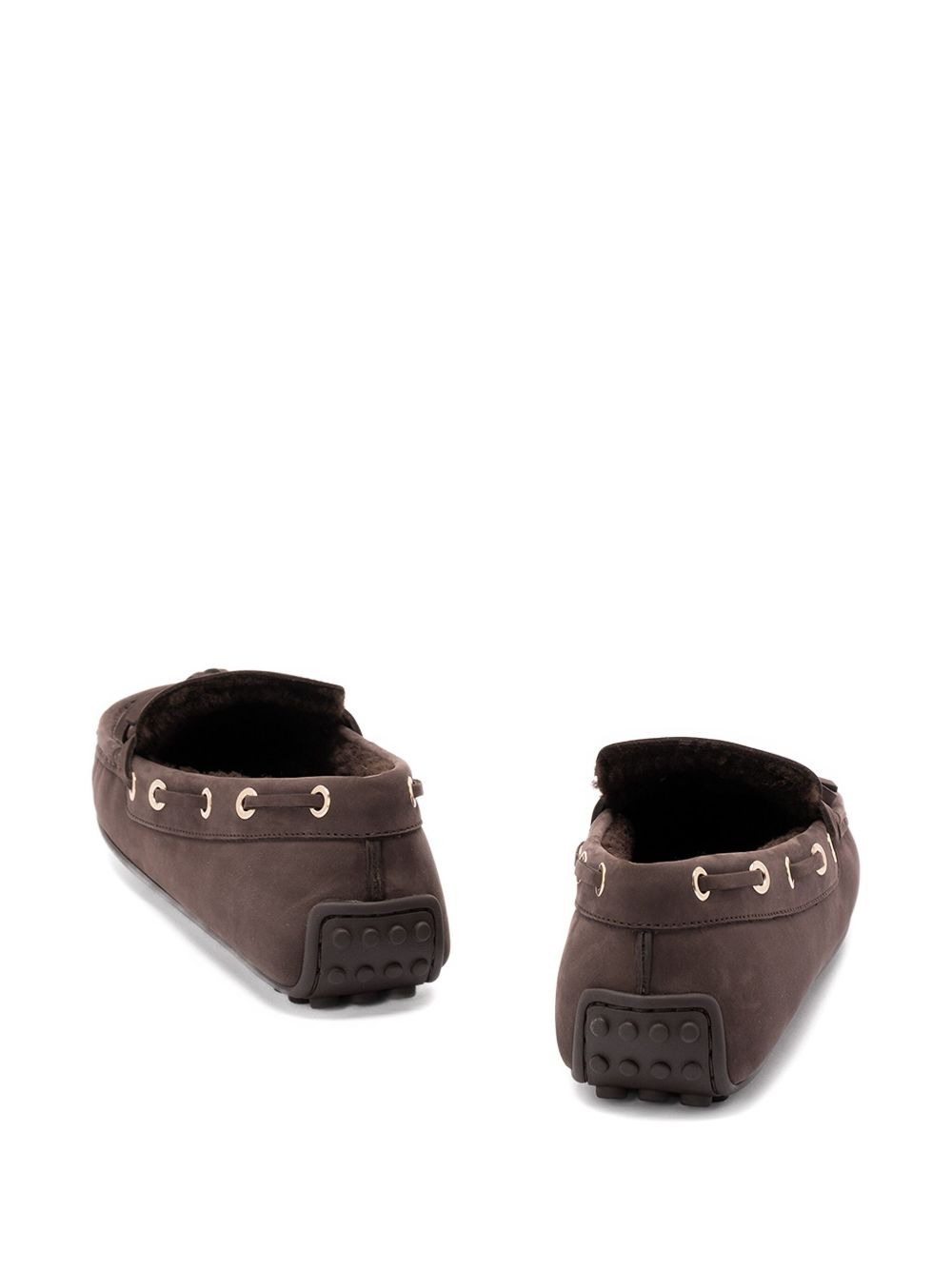City Gommino tie-detail leather loafers - 4
