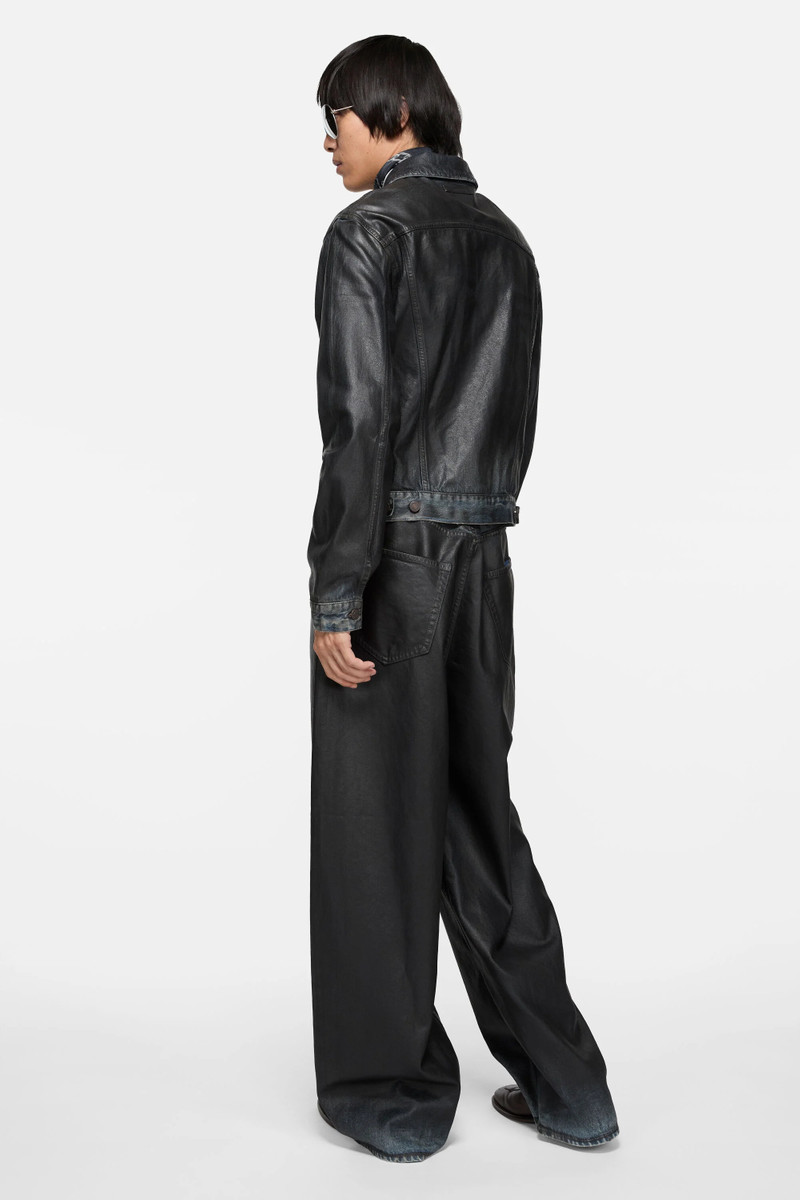 Coated denim jacket - Black 3