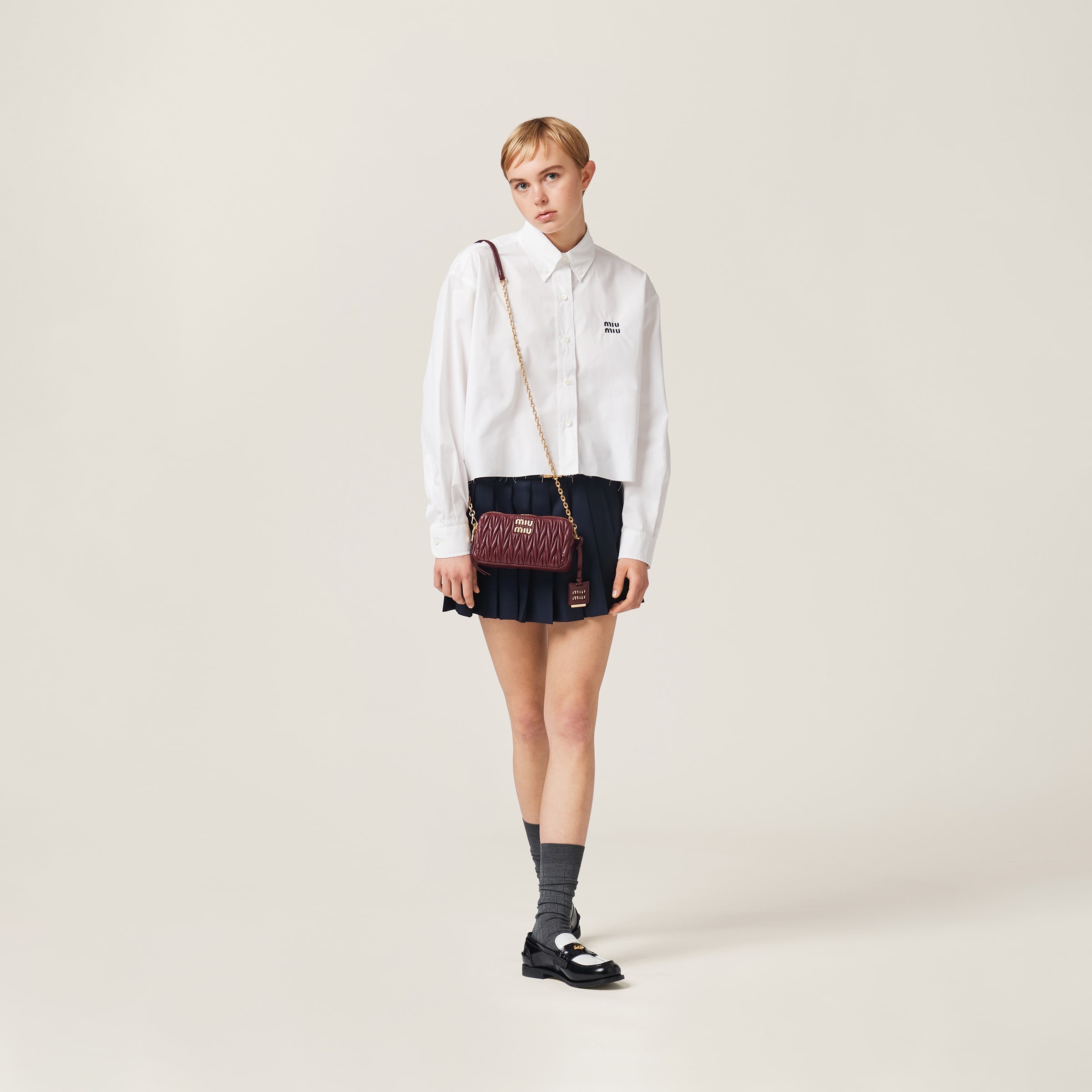 Matelassé nappa leather mini-bag - 2