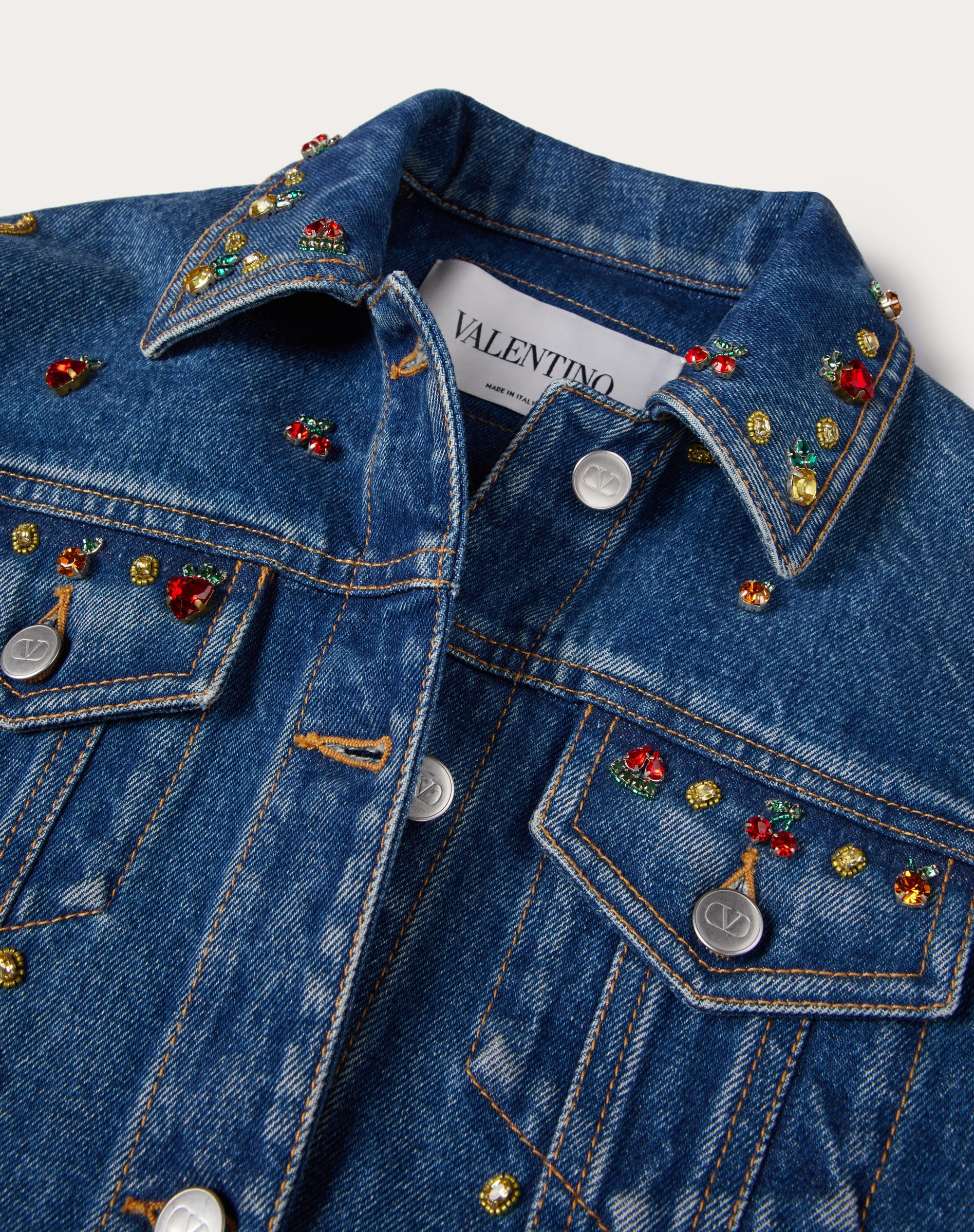 EMBROIDERED DENIM JACKET - 3