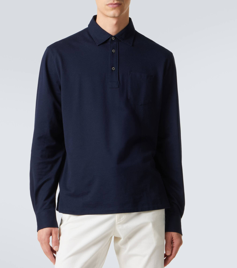 Cotton and cashmere polo shirt 3