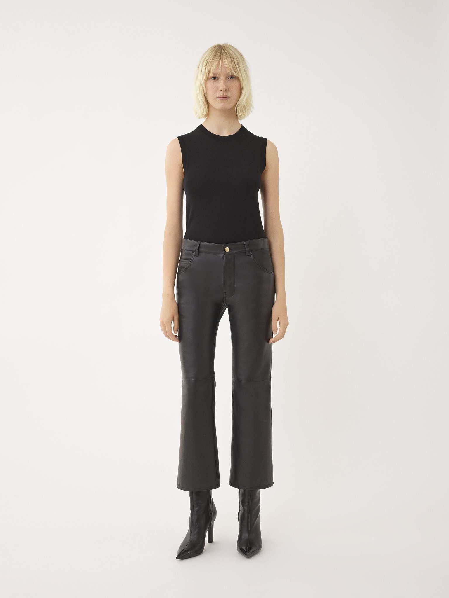 CROPPED BOOTCUT PANTS - 3