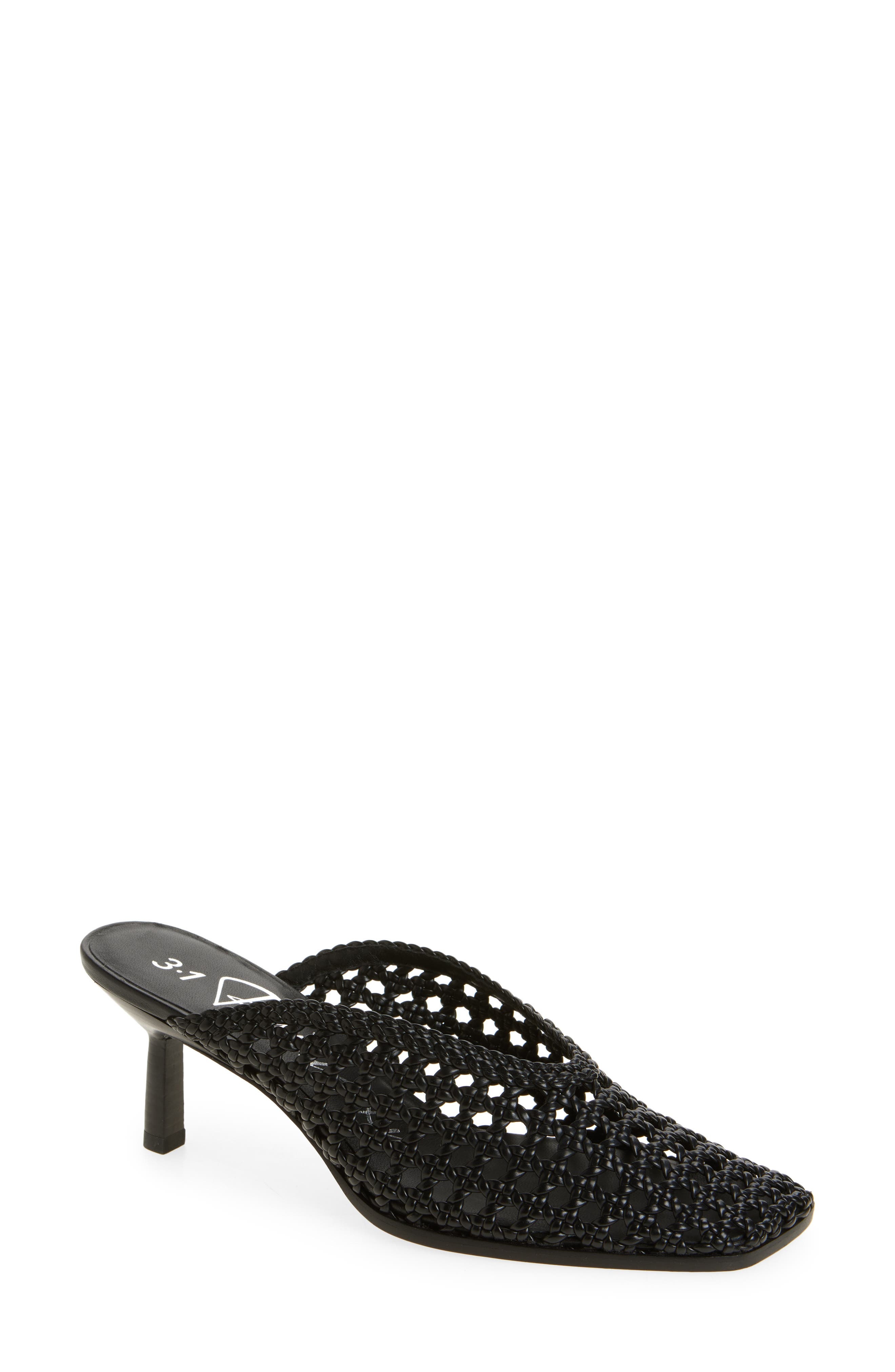 3.1 Phillip Lim Woven Mule in Black at Nordstrom - 1