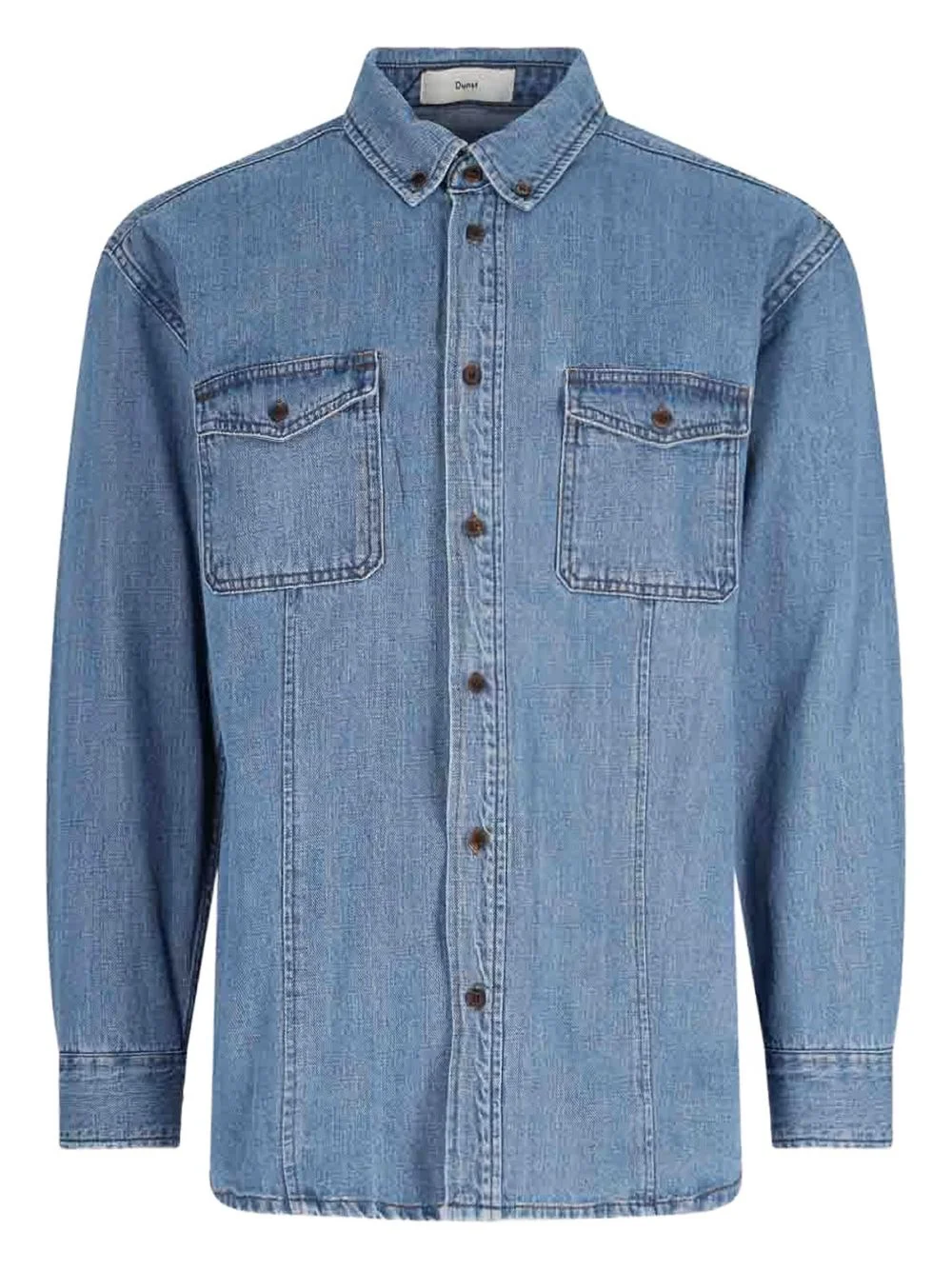 double-pocket denim shirt - 1