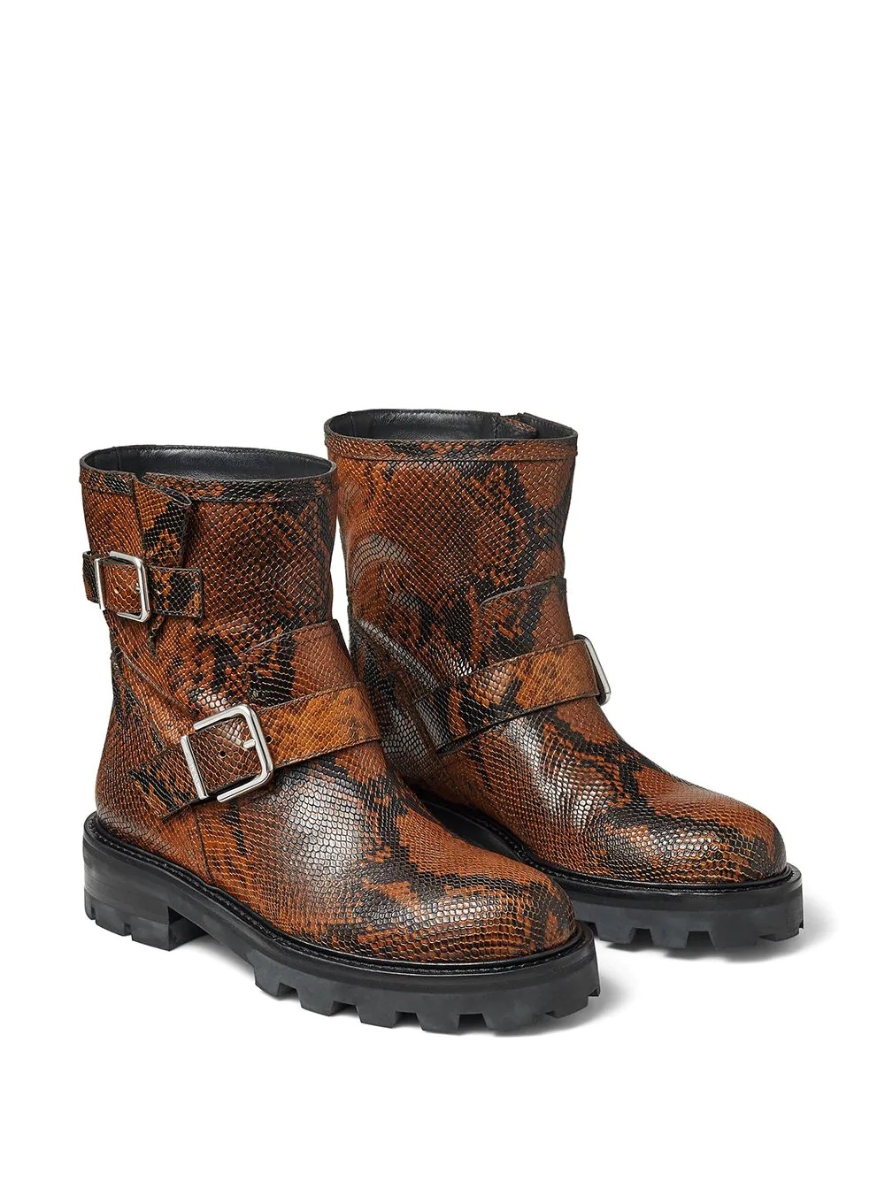 snakeskin-effect Youth II boots - 2