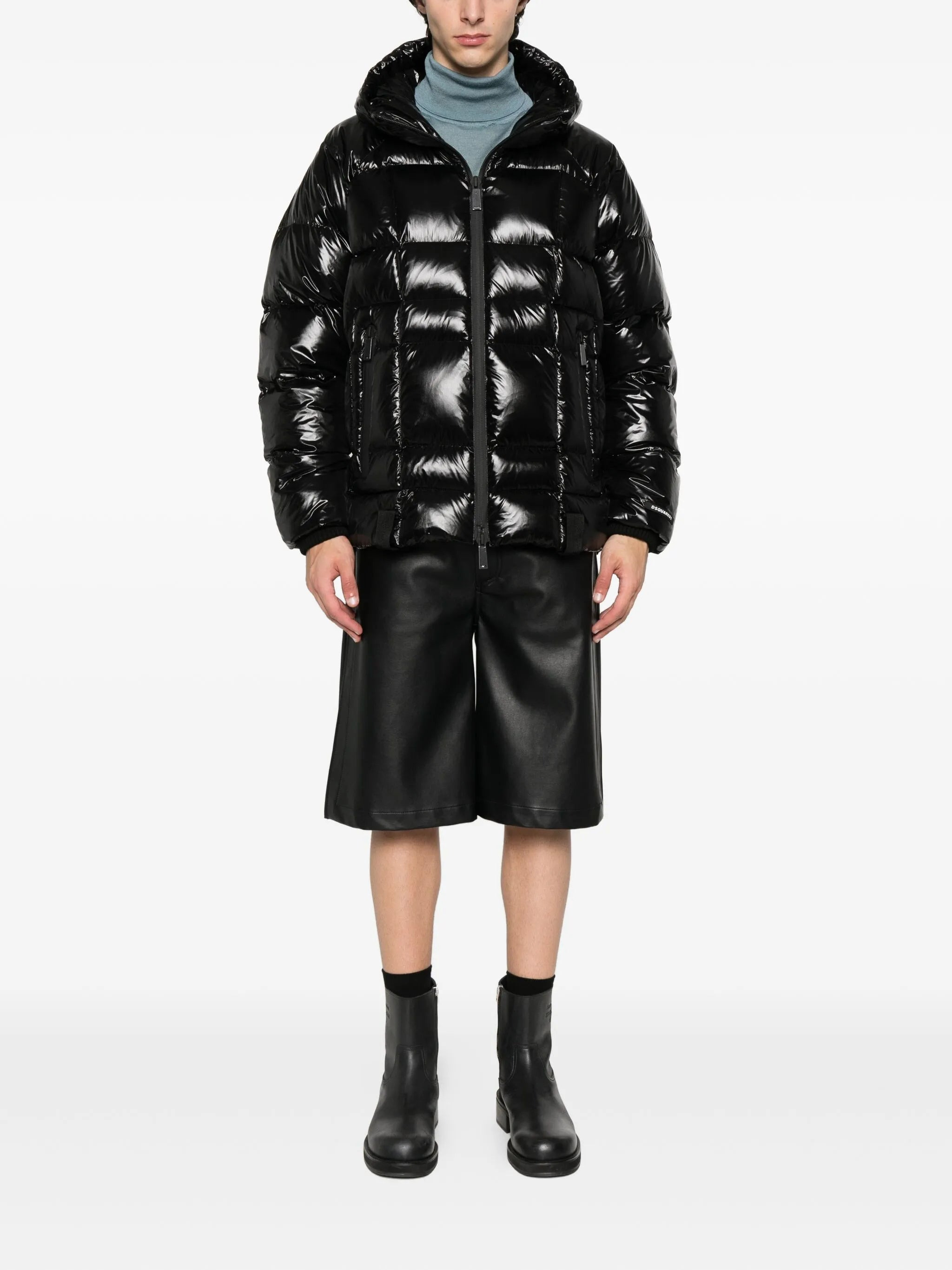 Dsquared2 Quilted Hooded Down Jacket - 5