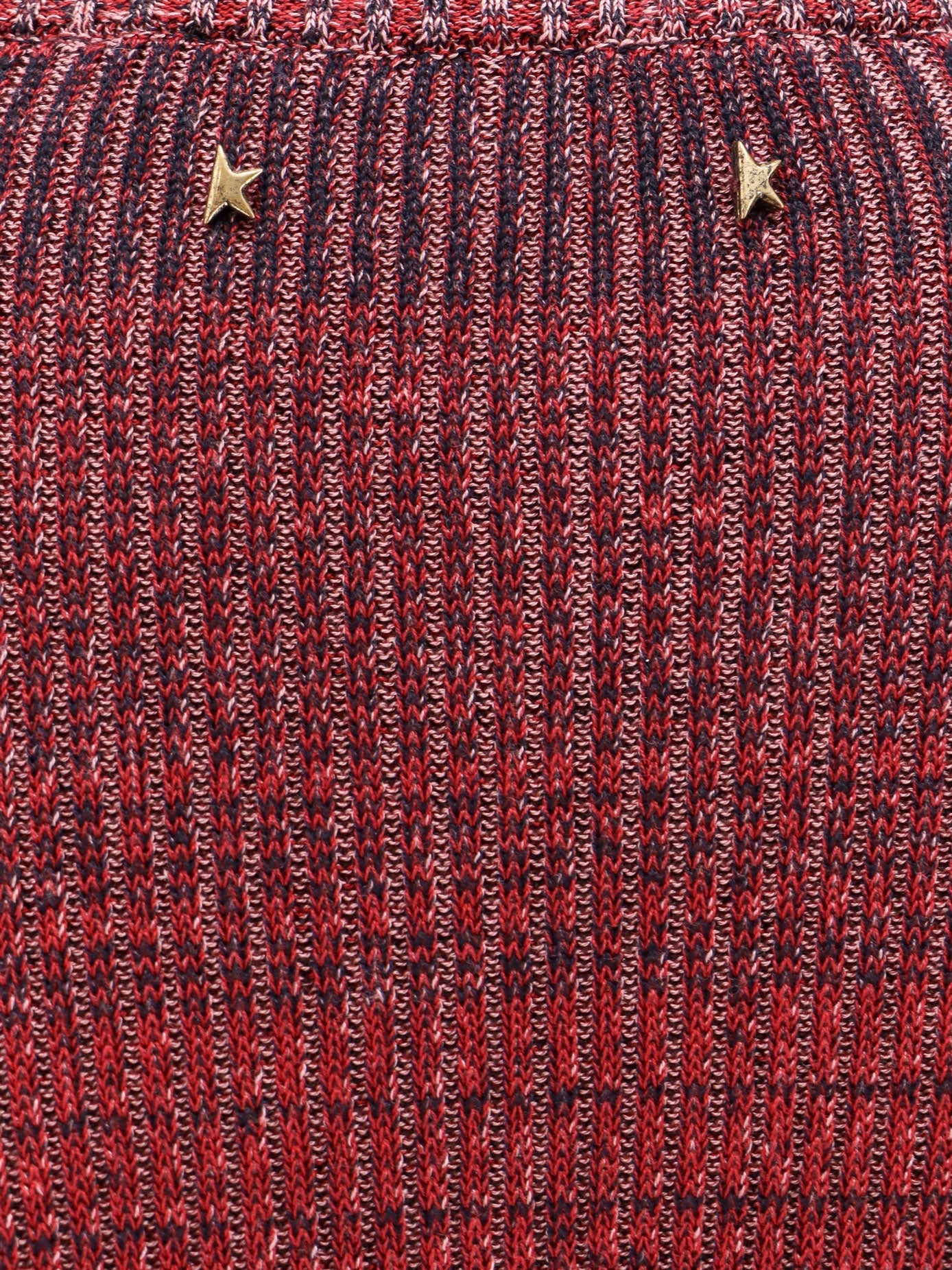 Golden Goose Deluxe Brand Women Knitted Multicolor Mini Dress With Stars Detail - 3