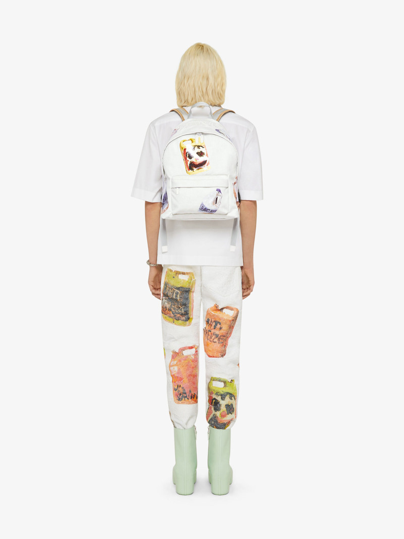 Givenchy ESSENTIEL U BACKPACK IN CANVAS WITH CERAMIC PRINTS outlook